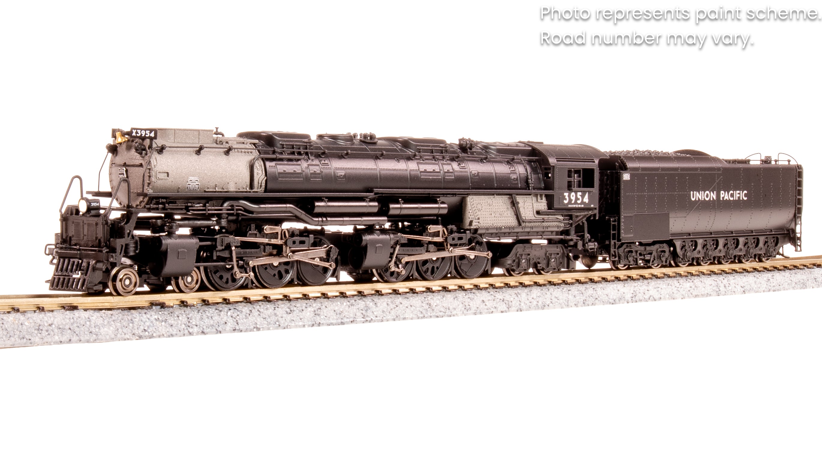 8651 UP Challenger 4-6-6-4, #3954, Black & Graphite, Coal Tender, No-S