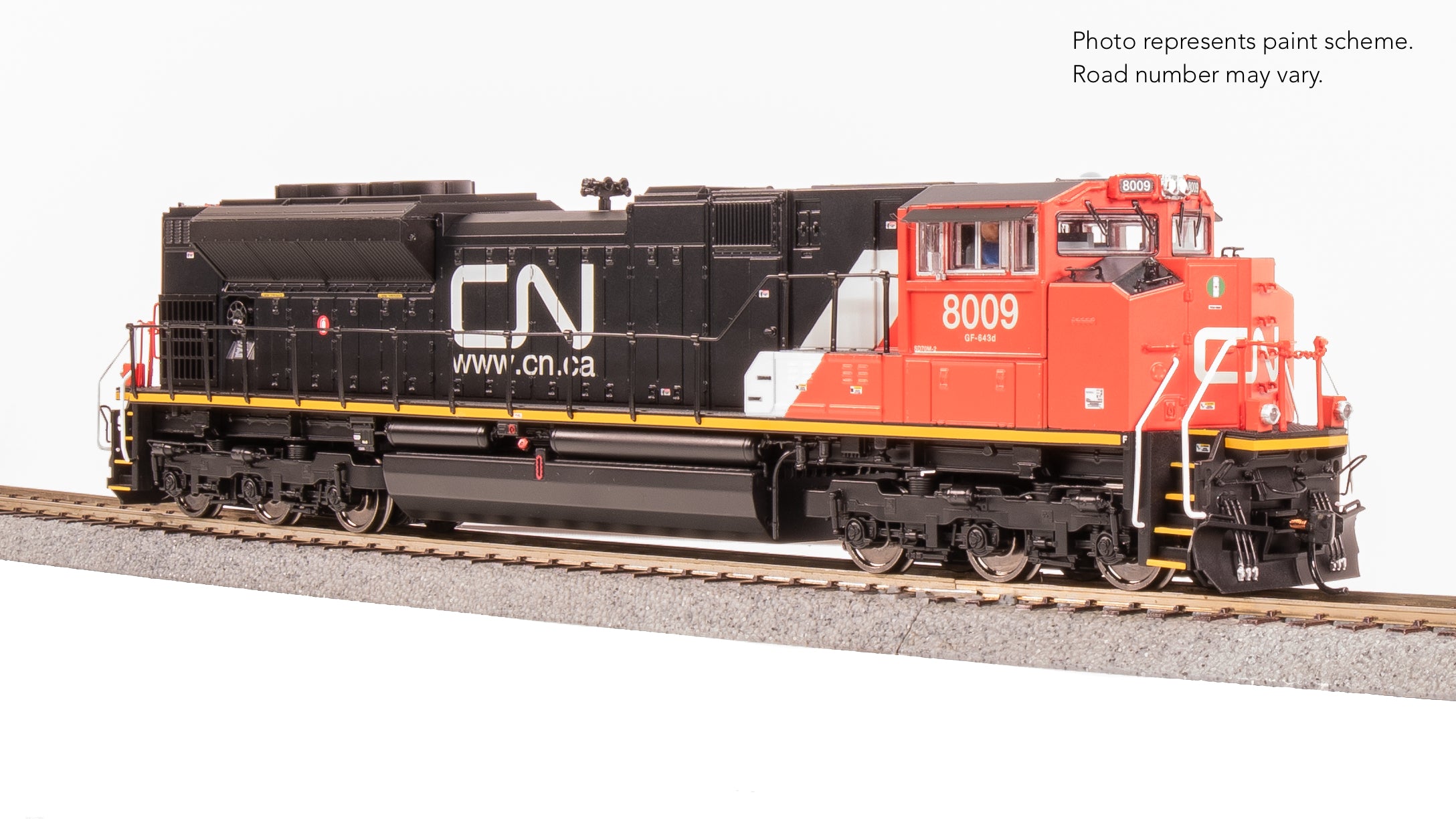 8675 EMD SD70M-2, CN 8016, Website Scheme, Paragon4 Sound/DC/DCC, w/ Smoke, HO