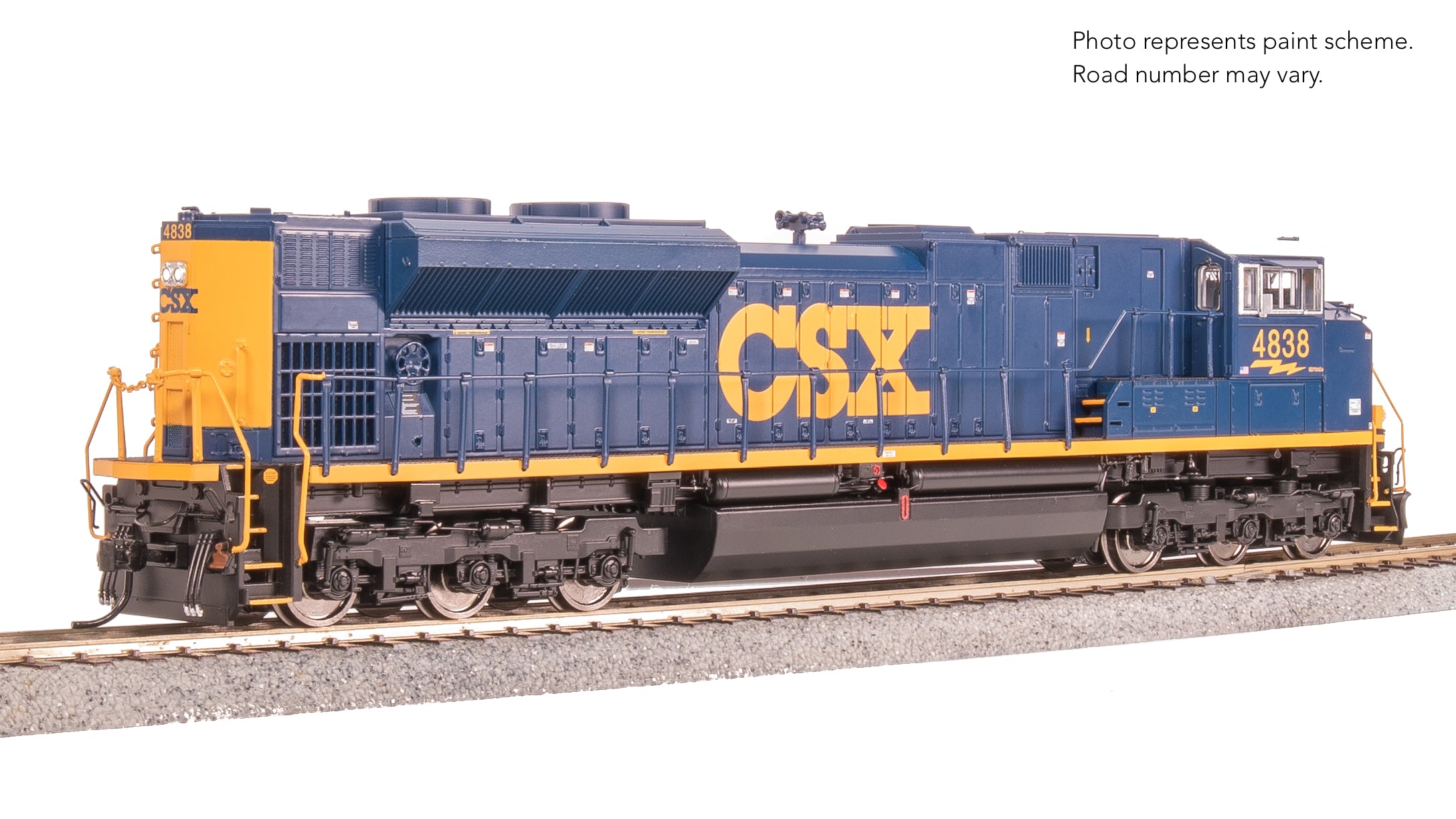 8676 EMD SD70ACe, CSX 4838, YN3 Paint, Paragon4 Sound/DC/DCC, w/ Smoke, HO