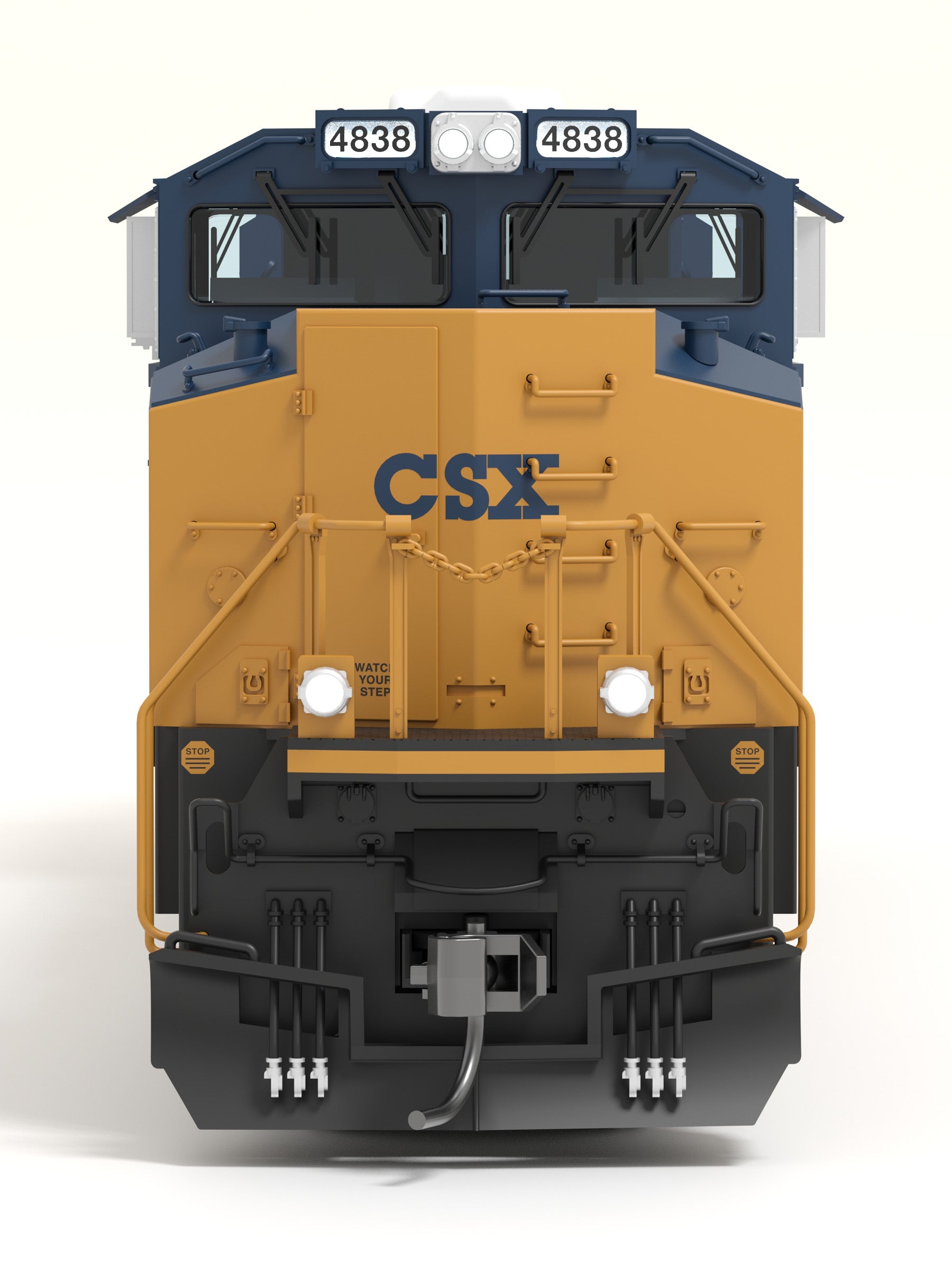 8676 EMD SD70ACe, CSX 4838, YN3 Paint, Paragon4 Sound/DC/DCC, w/ Smoke, HO