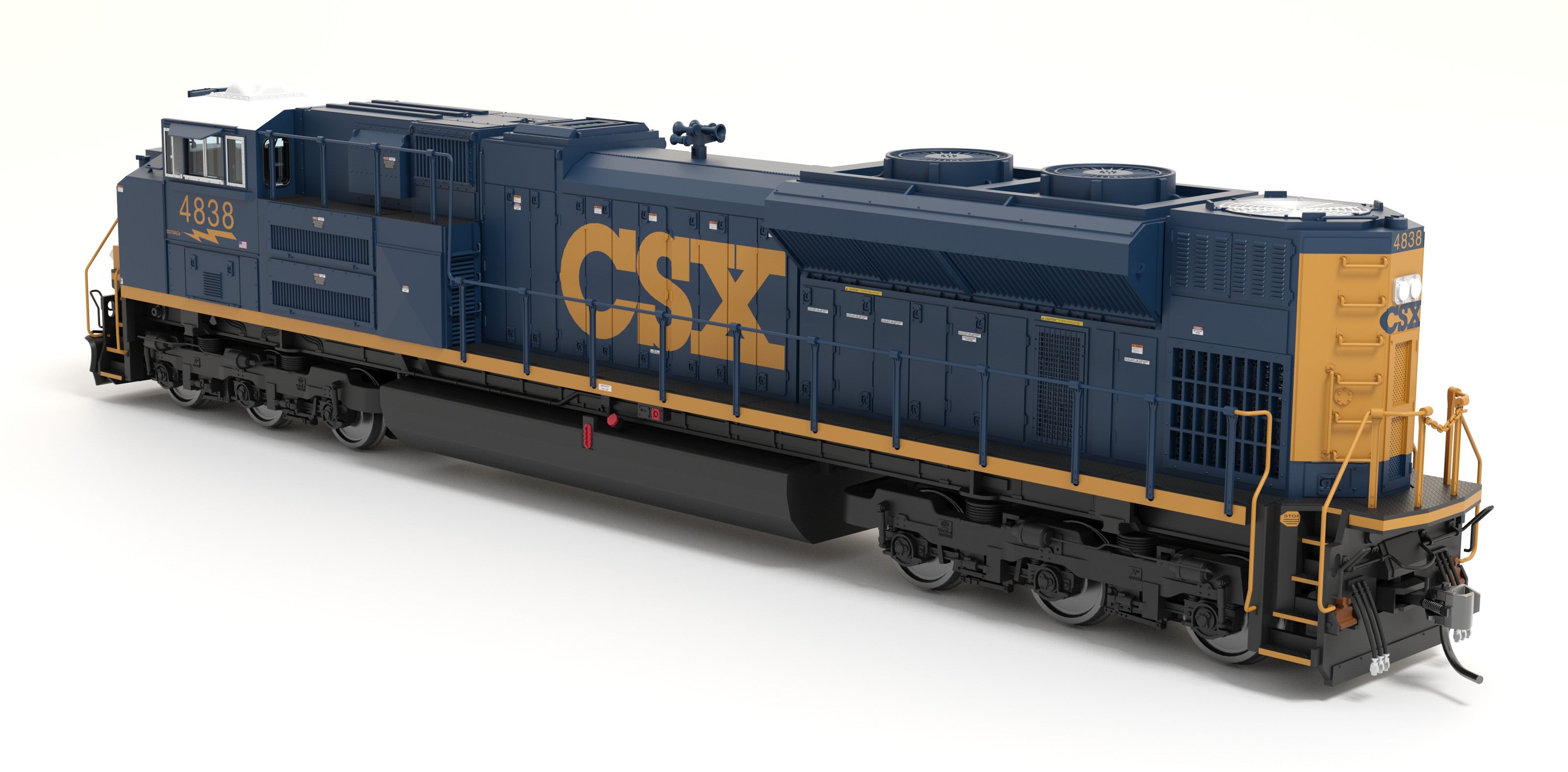 8676 EMD SD70ACe, CSX 4838, YN3 Paint, Paragon4 Sound/DC/DCC, w/ Smoke, HO