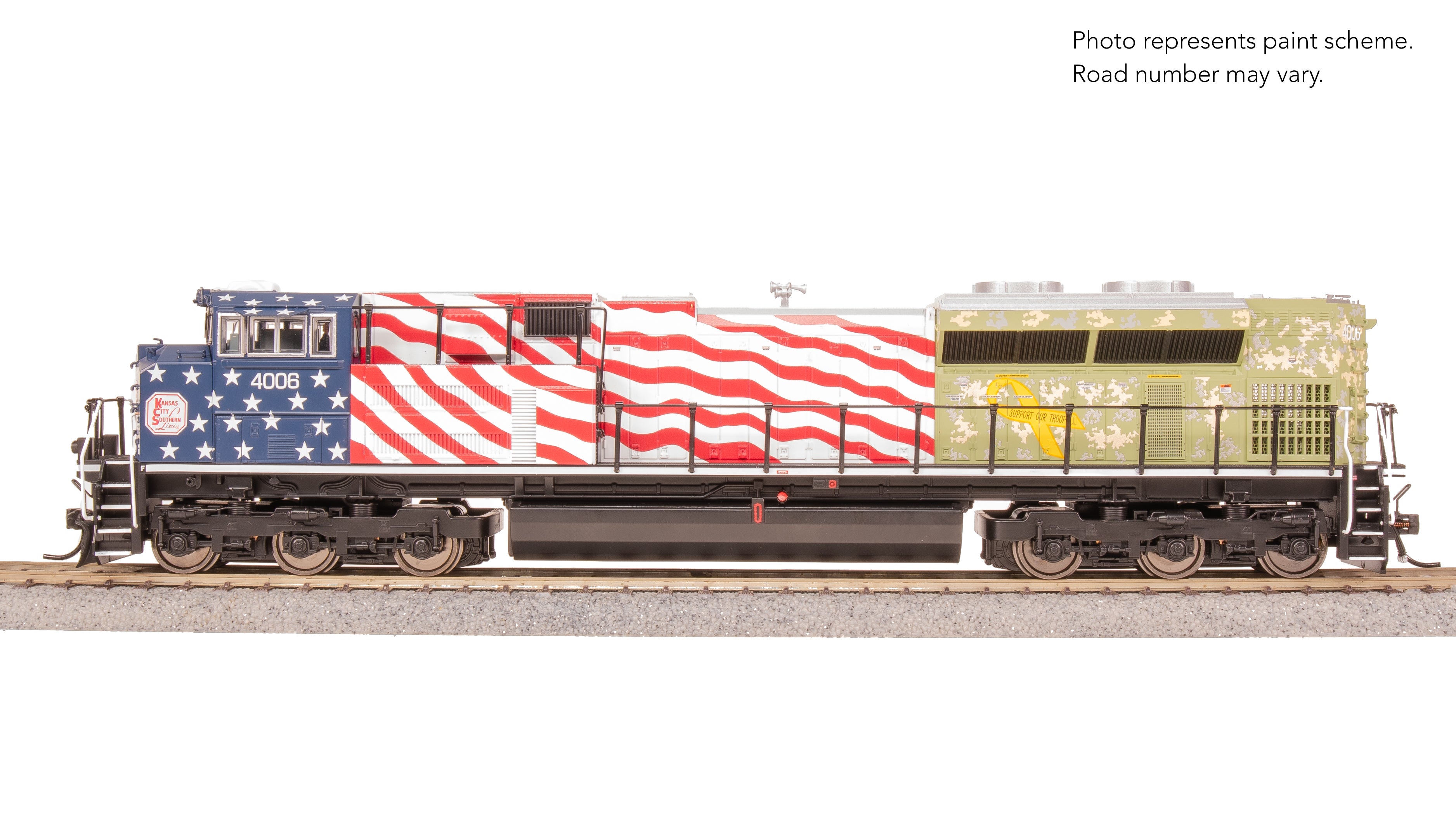 8678 EMD SD70ACe, KCS 4006, Paragon4 Sound/DC/DCC, w/ Smoke, HO