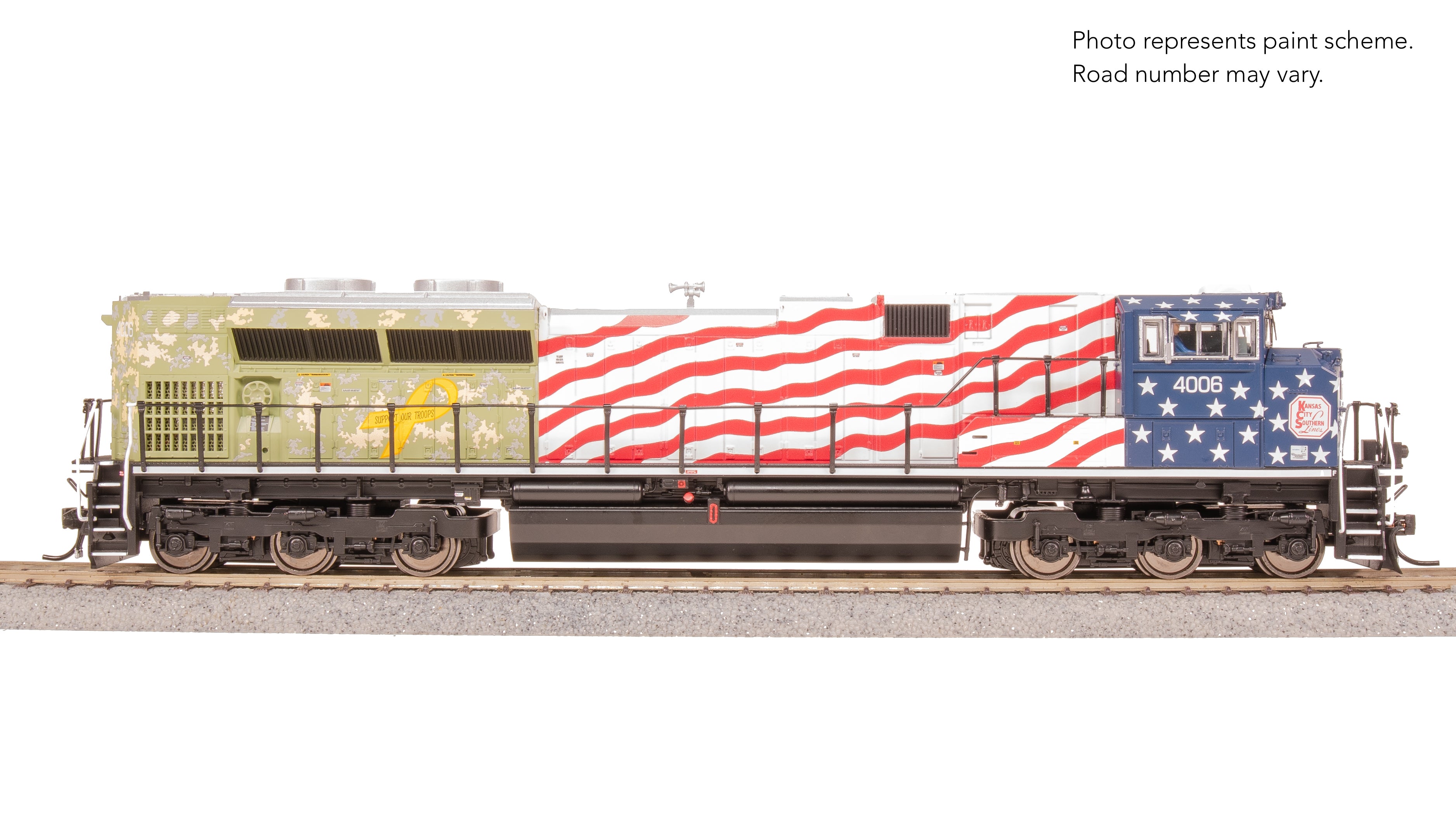 8678 EMD SD70ACe, KCS 4006, Paragon4 Sound/DC/DCC, w/ Smoke, HO