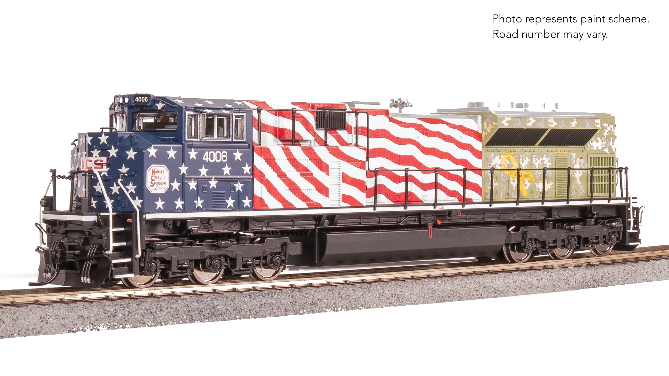 8678 EMD SD70ACe, KCS 4006, Paragon4 Sound/DC/DCC, w/ Smoke, HO