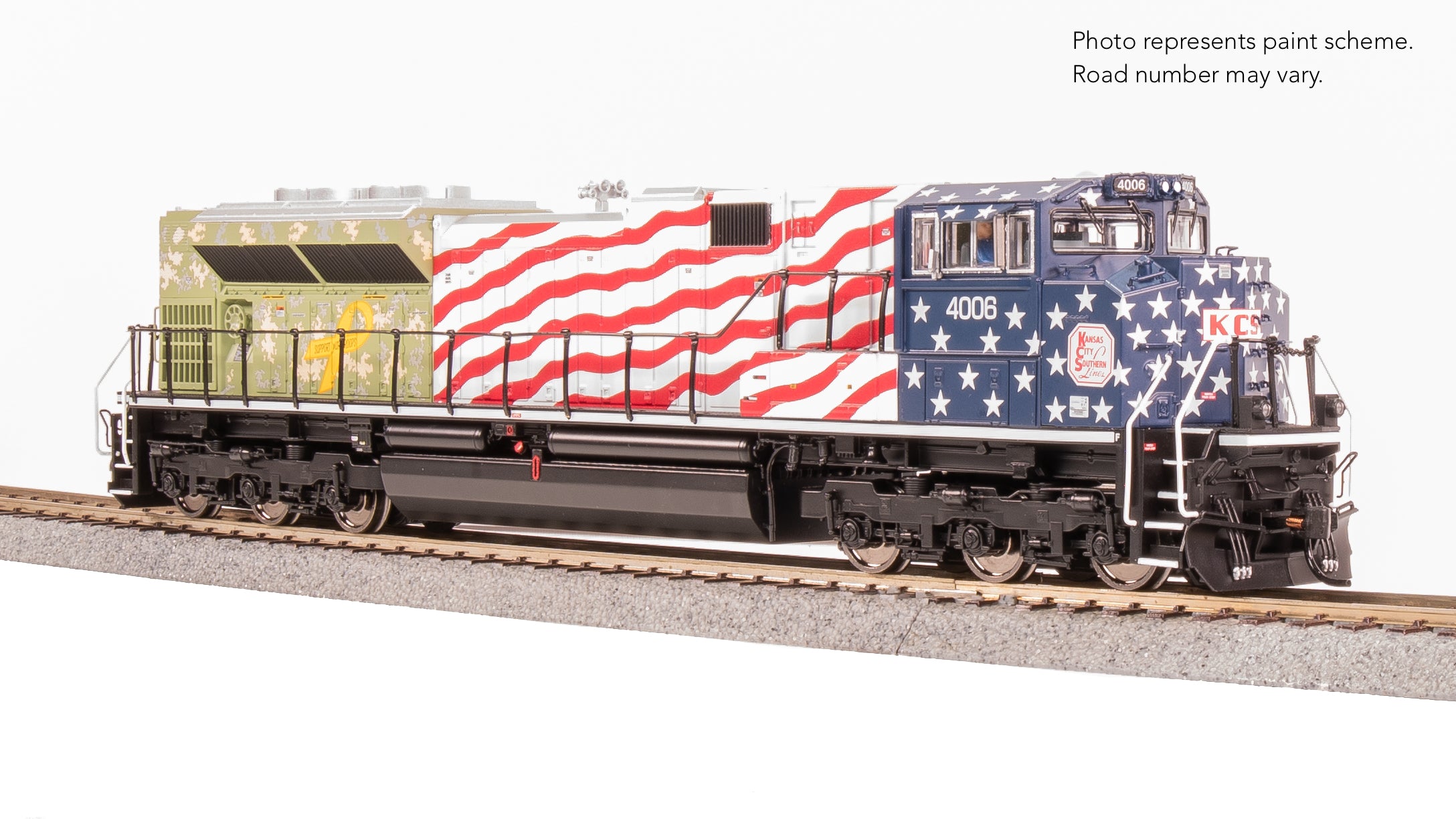 8678 EMD SD70ACe, KCS 4006, Paragon4 Sound/DC/DCC, w/ Smoke, HO