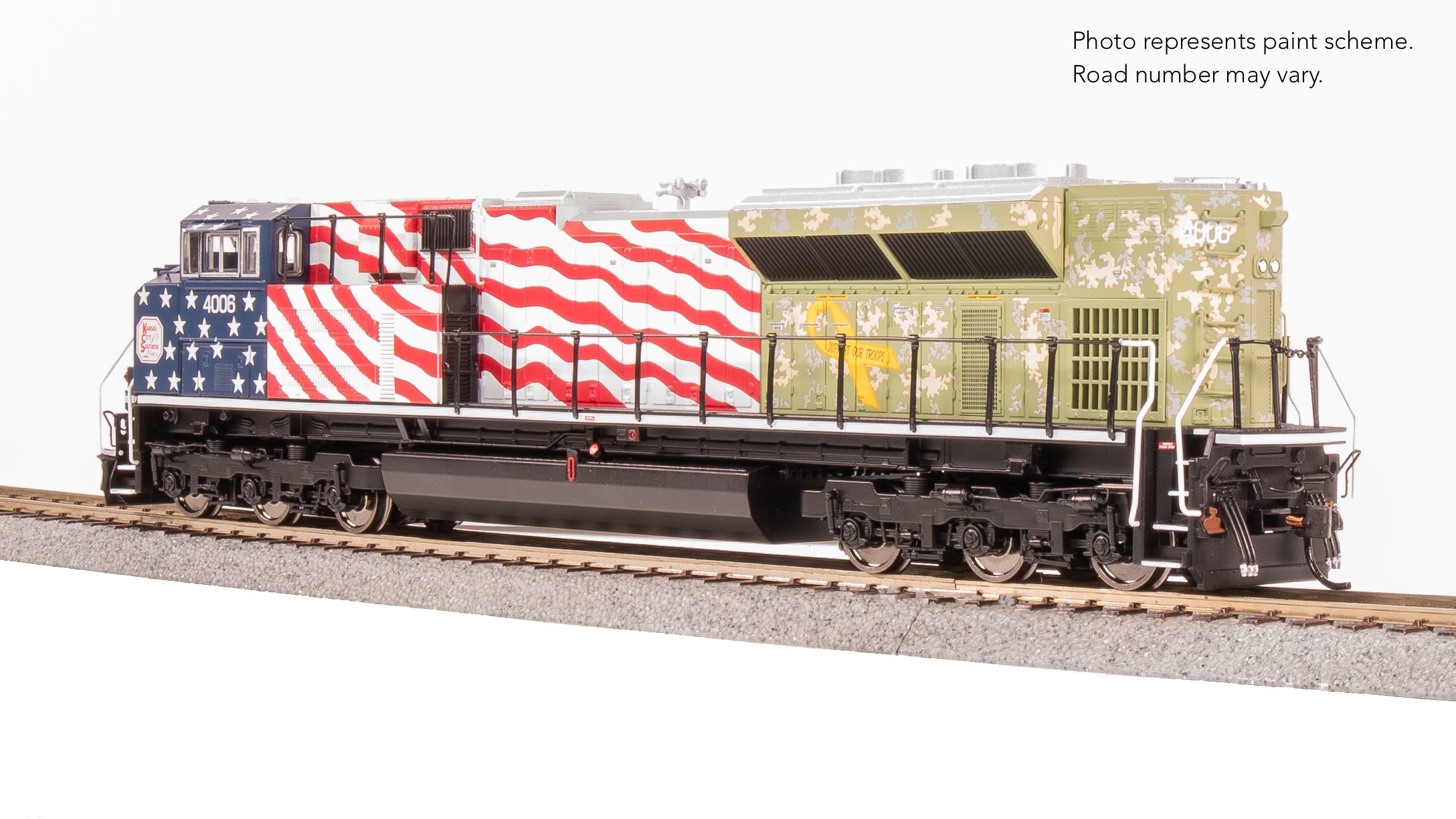 8678 EMD SD70ACe, KCS 4006, Paragon4 Sound/DC/DCC, w/ Smoke, HO