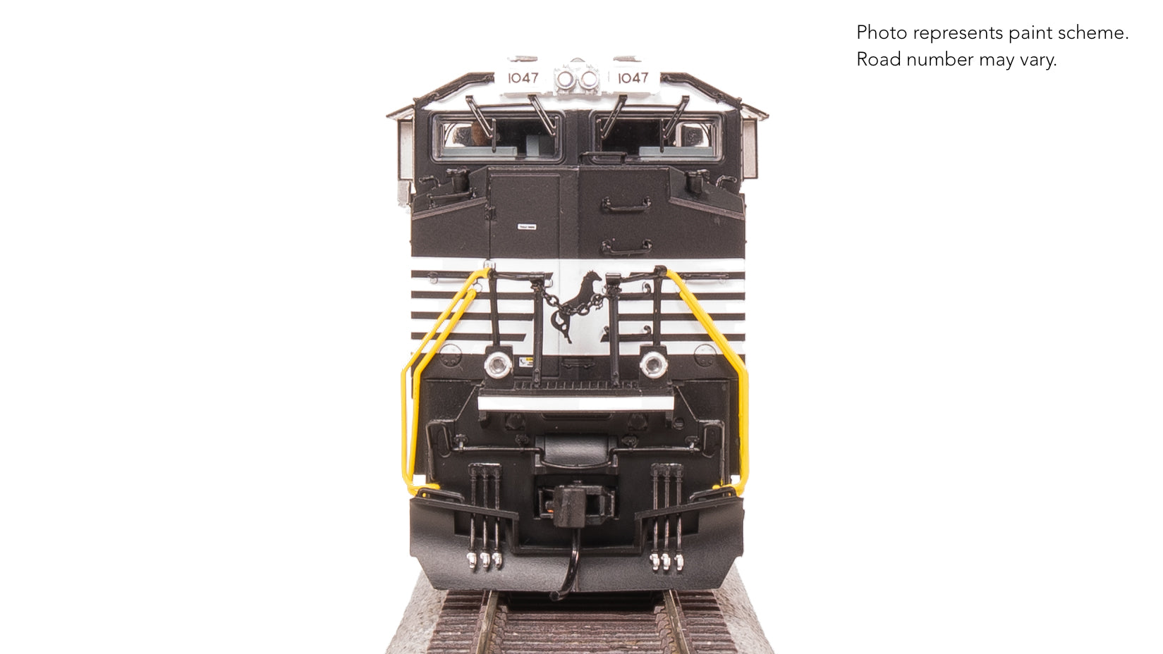 8679 EMD SD70ACe, NS 1047, Black/White, Paragon4 Sound/DC/DCC, w/ Smoke, HO