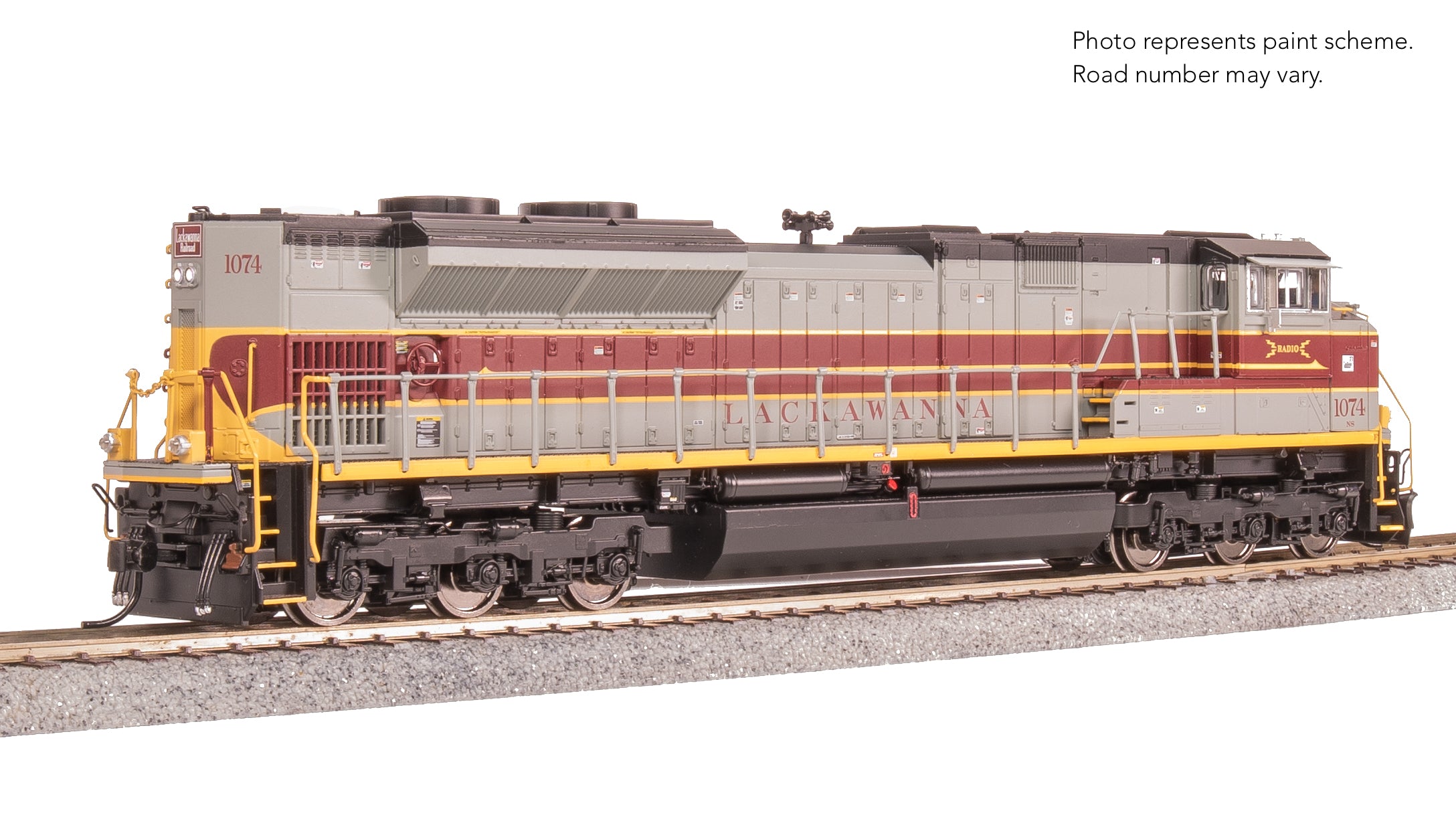 8681 EMD SD70ACe, NS 1074, DL&W Heritage Paint, Paragon4 Sound/DC/DCC, w/ Smoke, HO