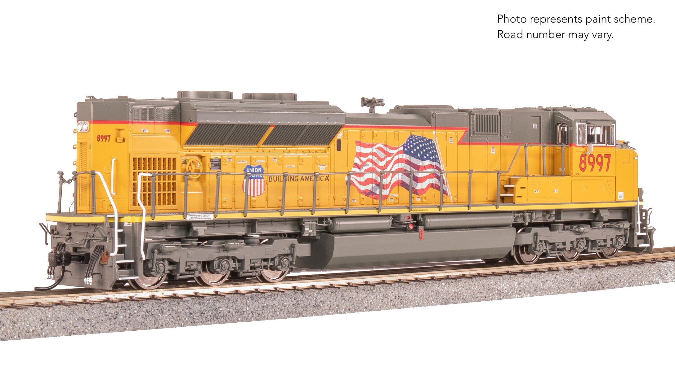 8684 EMD SD70ACe, UP 8997, Building America Scheme, Paragon4 Sound/DC/DCC, w/ Smoke, HO