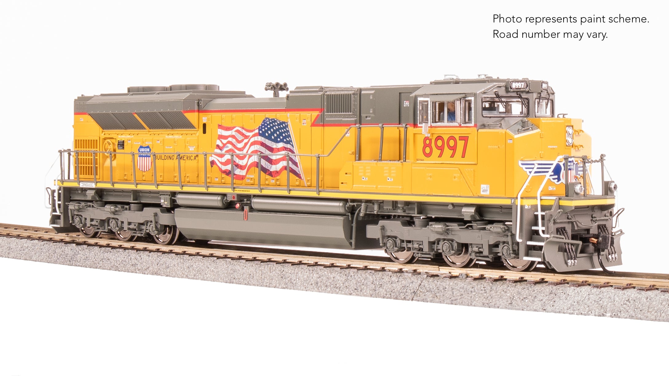 8684 EMD SD70ACe, UP 8997, Building America Scheme, Paragon4 Sound/DC/DCC, w/ Smoke, HO