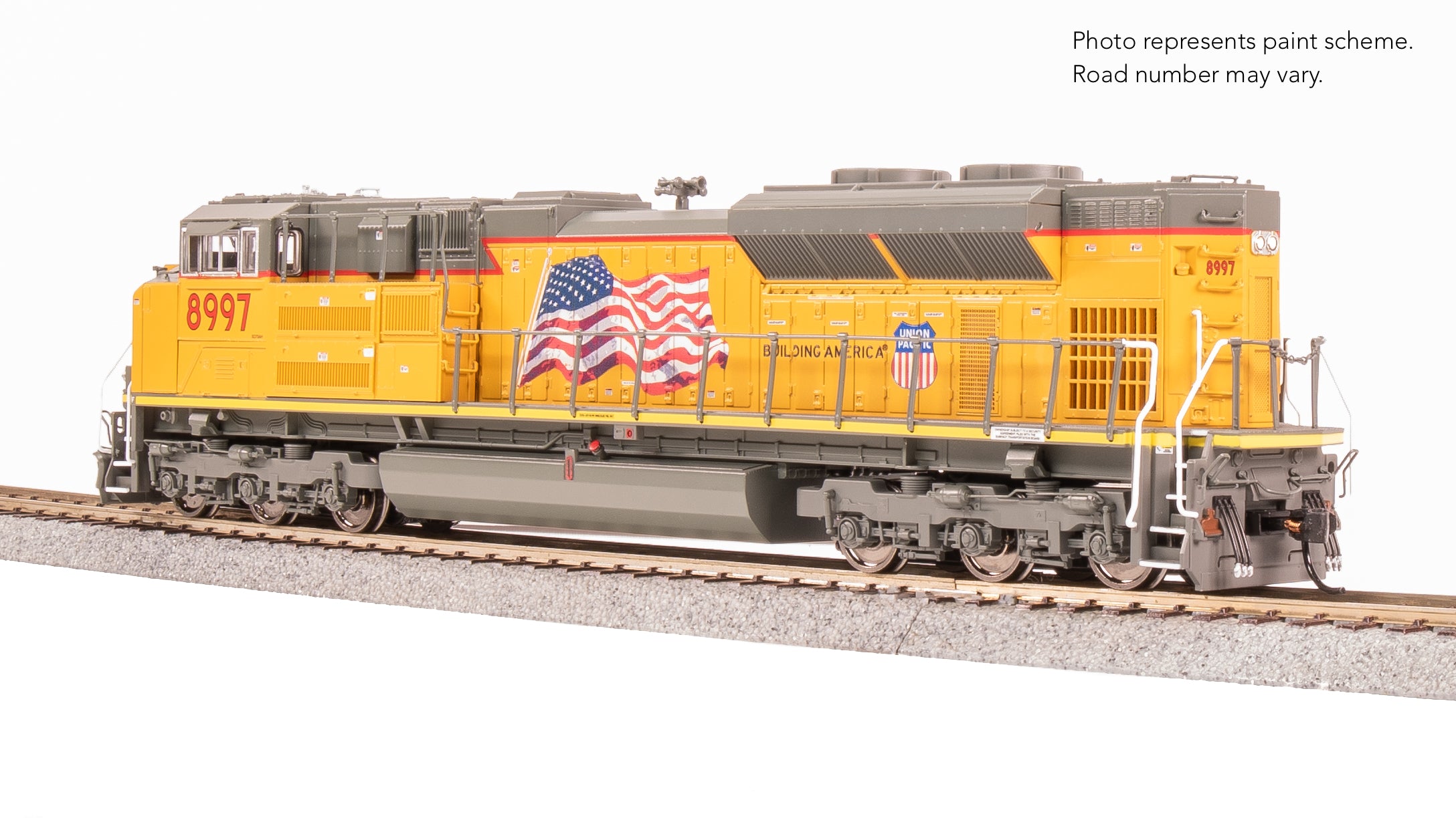 8684 EMD SD70ACe, UP 8997, Building America Scheme, Paragon4 Sound/DC/DCC, w/ Smoke, HO