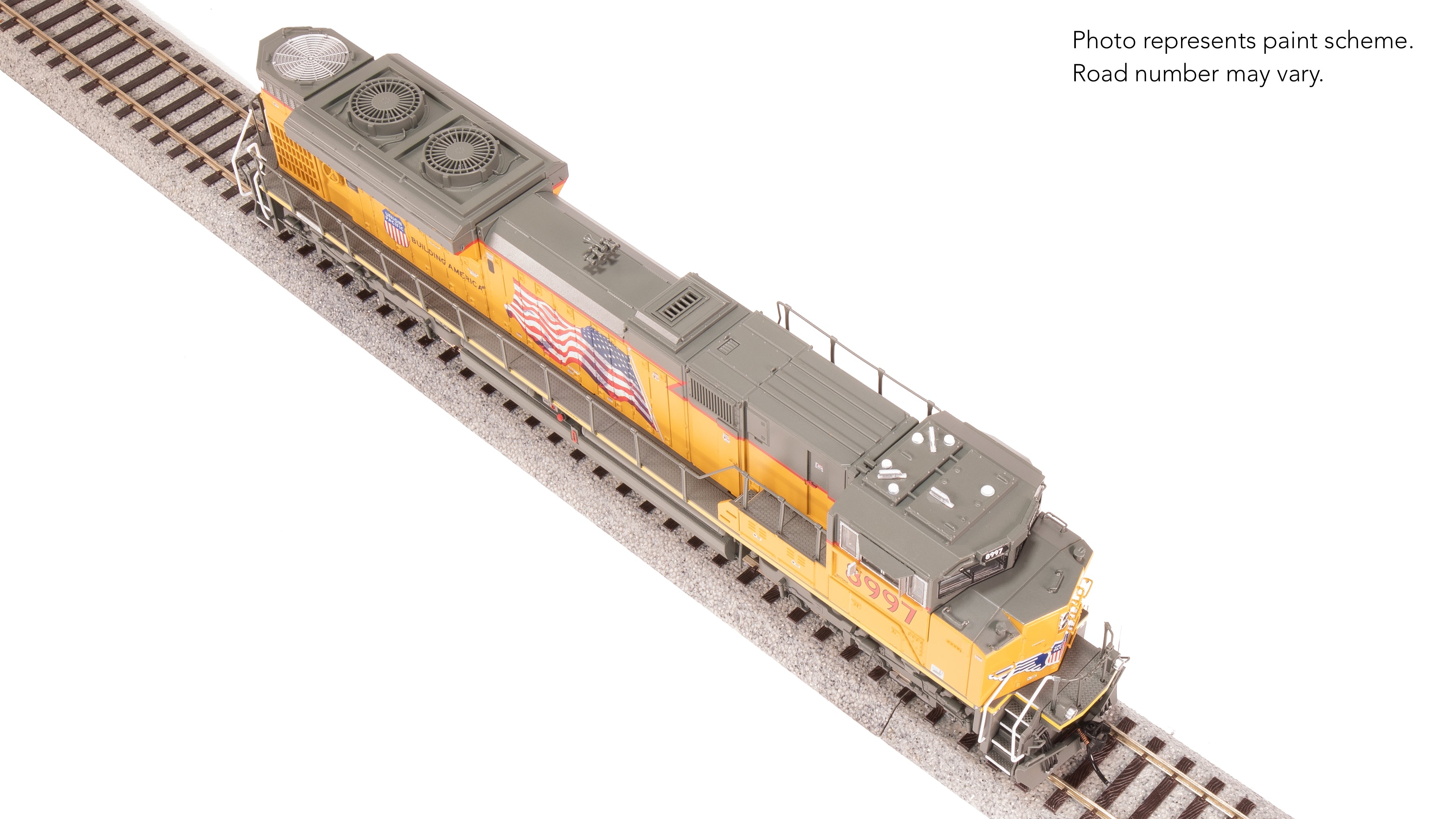 8684 EMD SD70ACe, UP 8997, Building America Scheme, Paragon4 Sound/DC/DCC, w/ Smoke, HO