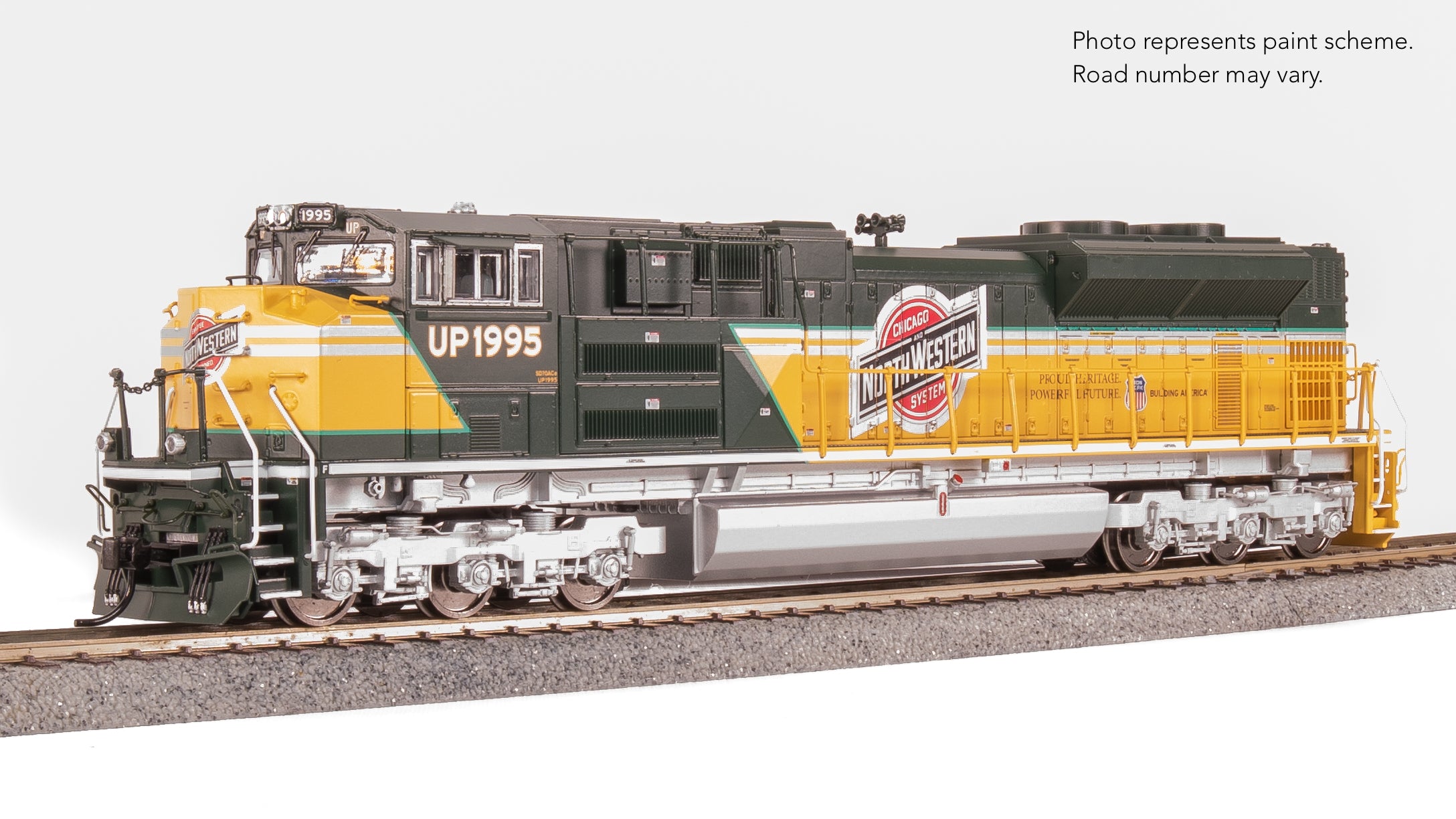 8687 EMD SD70ACe, UP 1995, CNW Heritage Paint, Paragon4 Sound/DC/DCC, w/ Smoke, HO