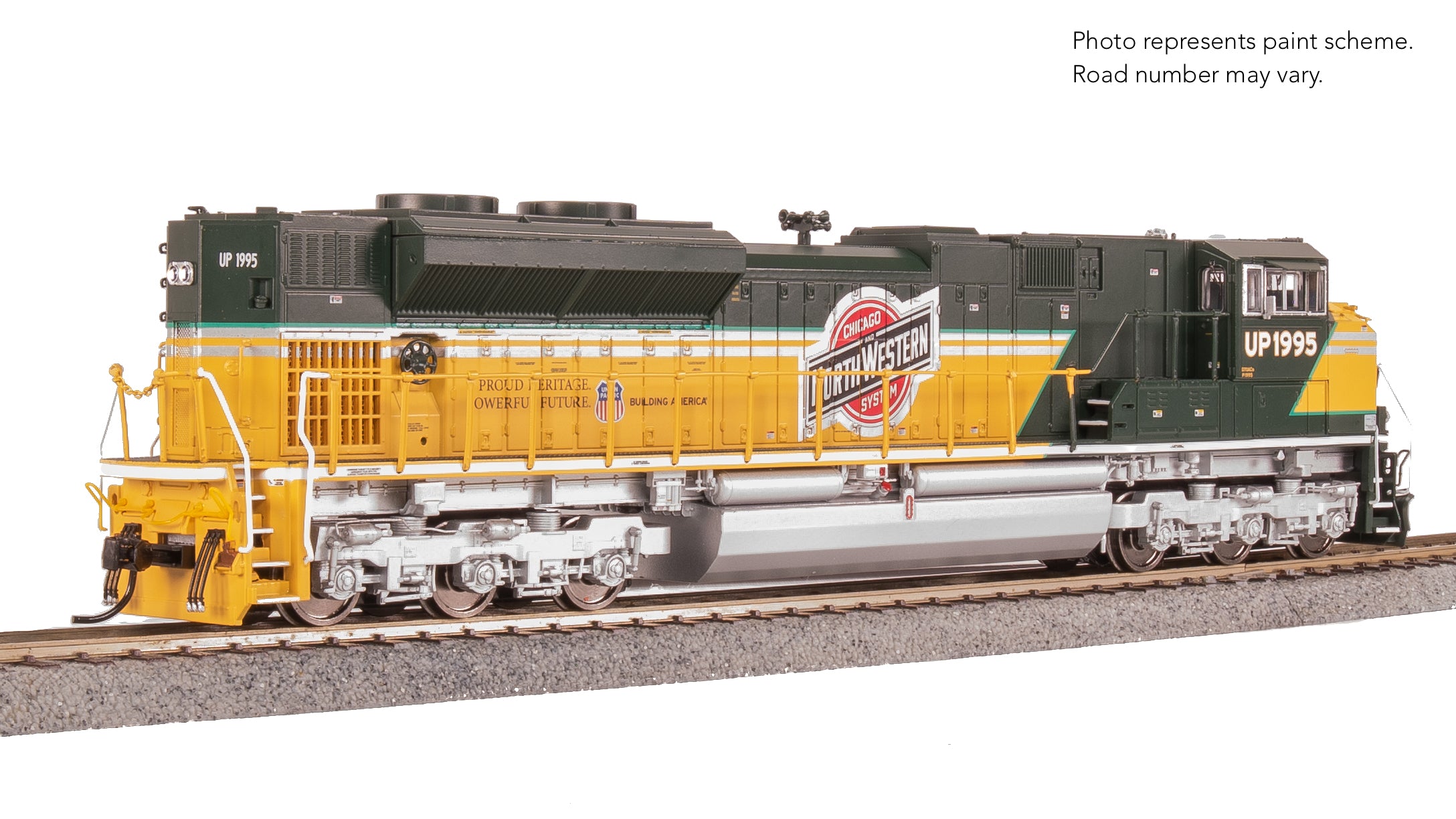 8687 EMD SD70ACe, UP 1995, CNW Heritage Paint, Paragon4 Sound/DC/DCC, w/ Smoke, HO