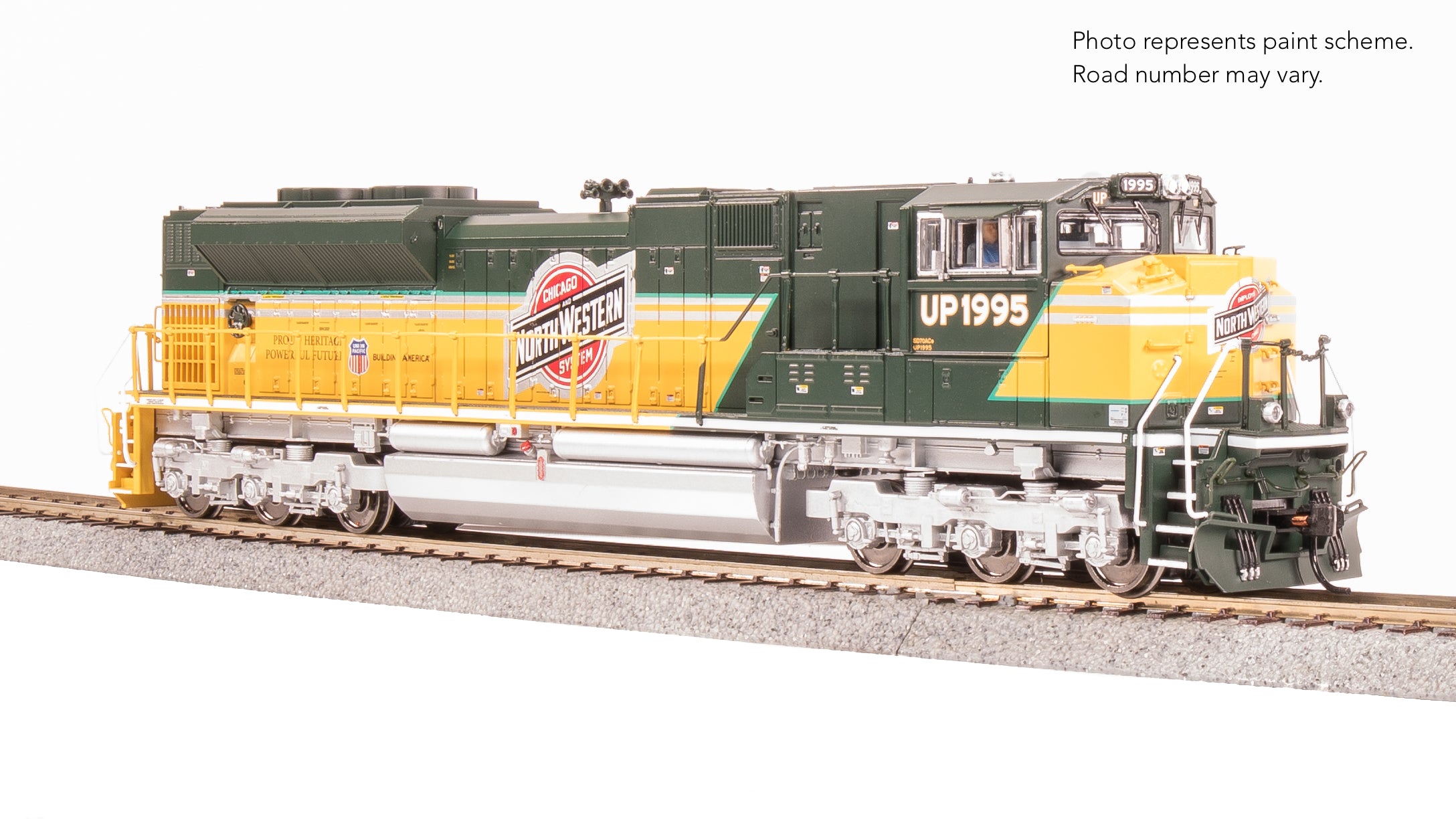 8687 EMD SD70ACe, UP 1995, CNW Heritage Paint, Paragon4 Sound/DC/DCC, w/ Smoke, HO