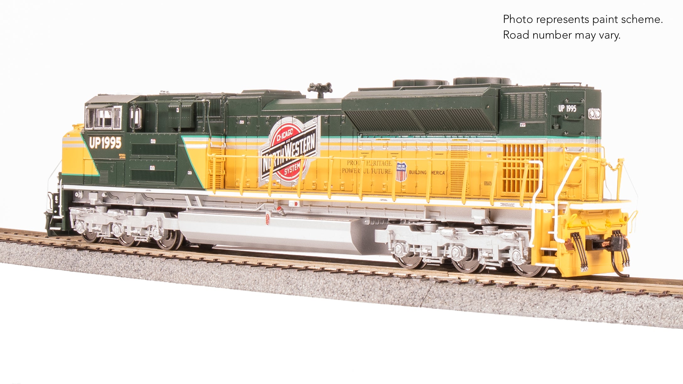 8687 EMD SD70ACe, UP 1995, CNW Heritage Paint, Paragon4 Sound/DC/DCC, w/ Smoke, HO