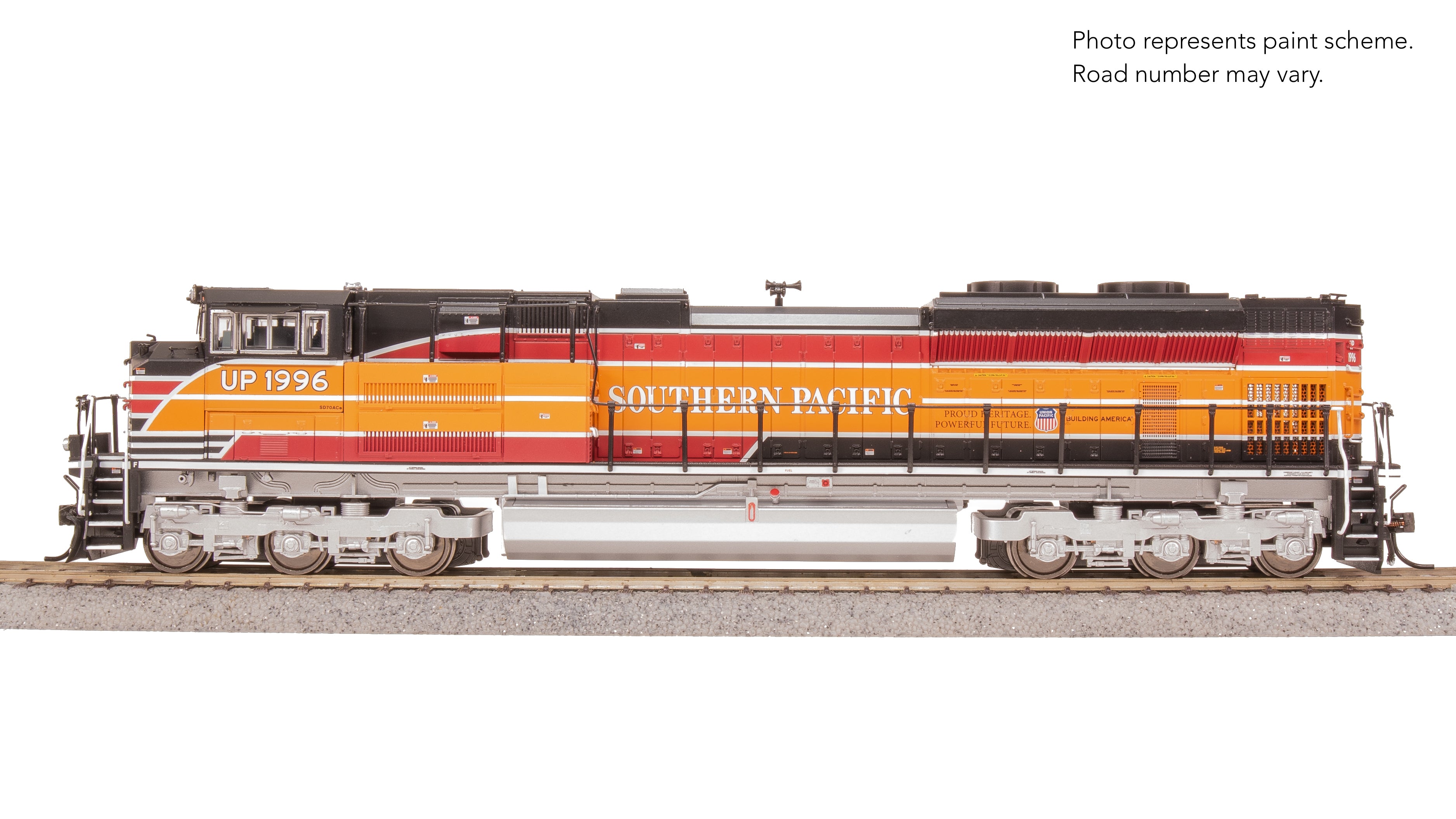 8719 EMD SD70ACe, UP 1996, SP Heritage Paint, No-Sound / DCC-Ready, HO