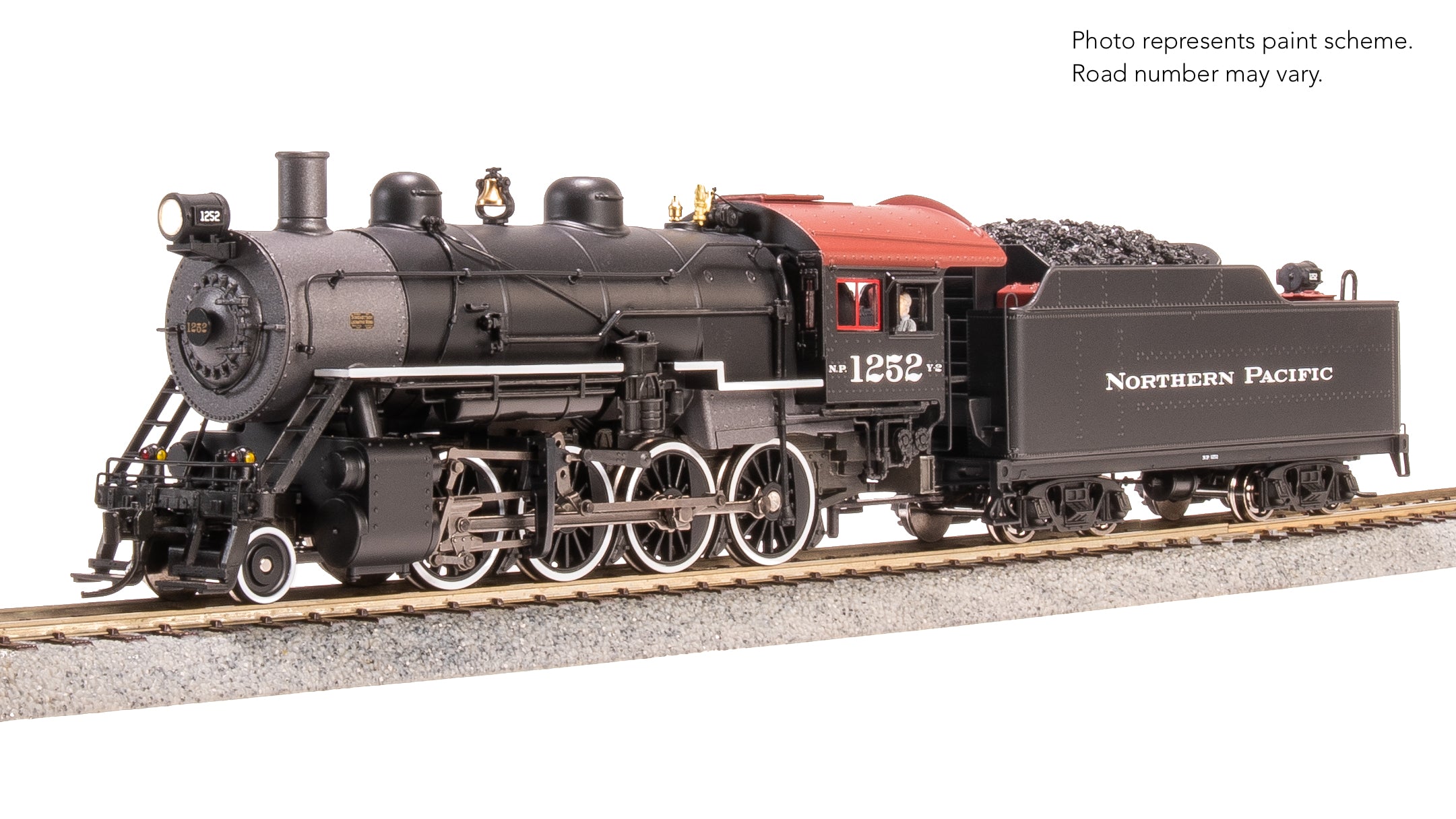 8739 2-8-0 Consolidation, NP 1252, Paragon4 Sound/DC/DCC, Smoke, HO