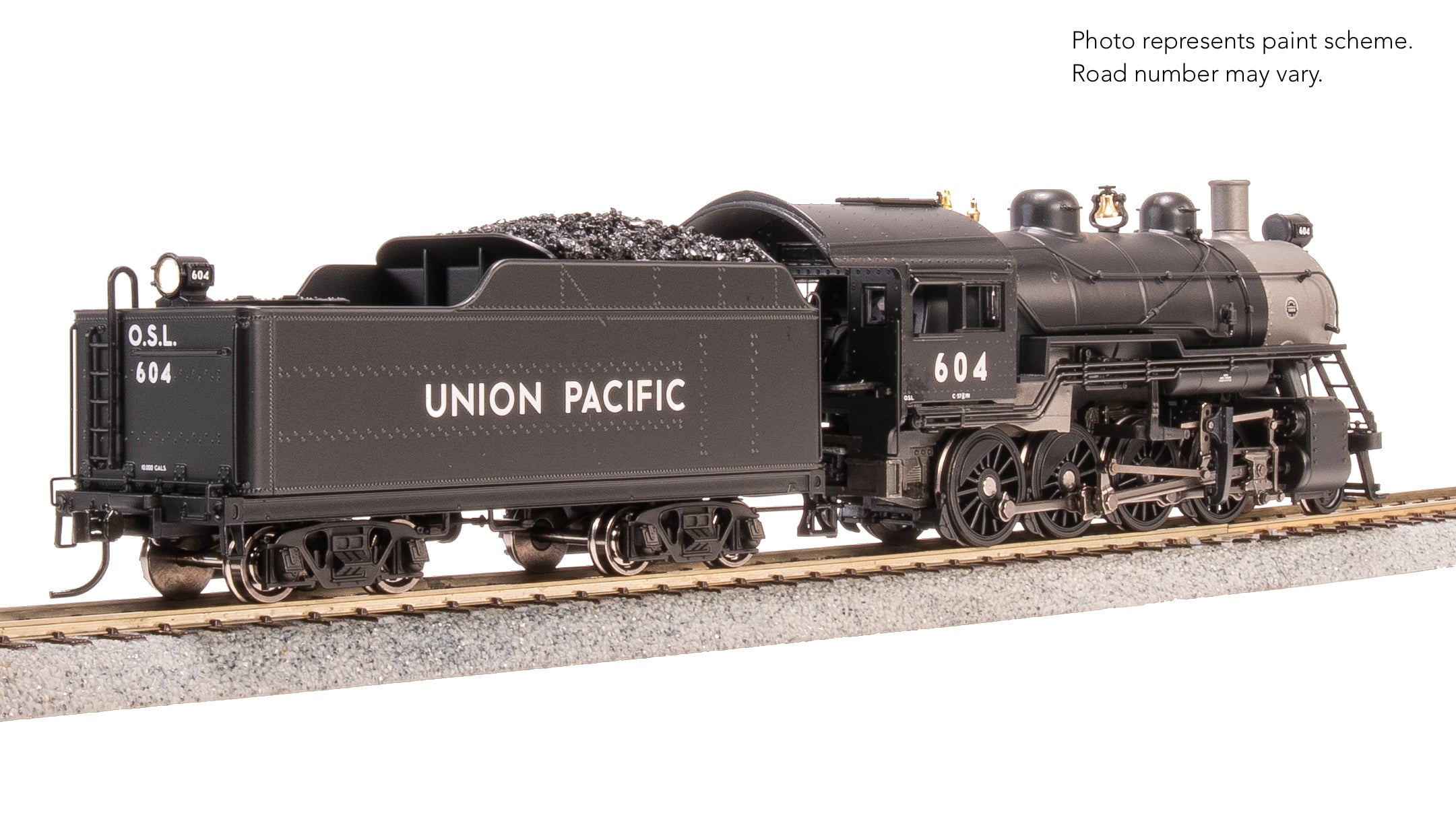 8740 2-8-0 Consolidation, UP 604, (OSL), Paragon4 Sound/DC/DCC, Smoke,