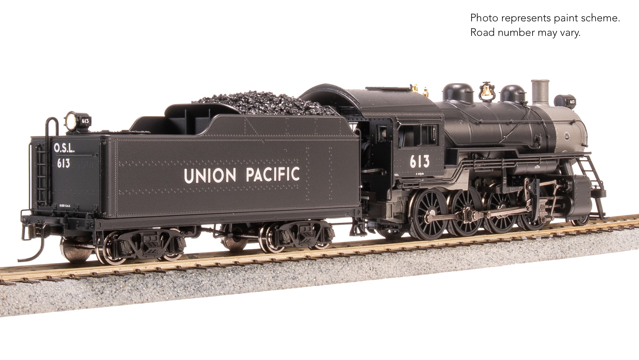 8741 2-8-0 Consolidation, UP 613, (OSL), Paragon4 Sound/DC/DCC, Smoke, HO