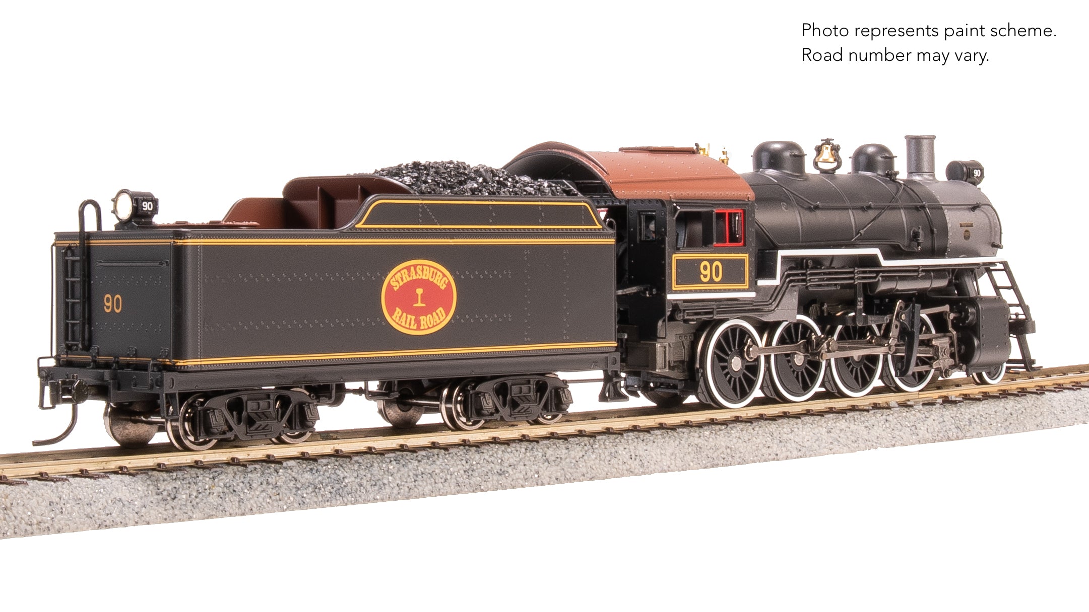 8743 2-8-0 Consolidation, Strasburg #90, Paragon4 Sound/DC/DCC, Smoke,