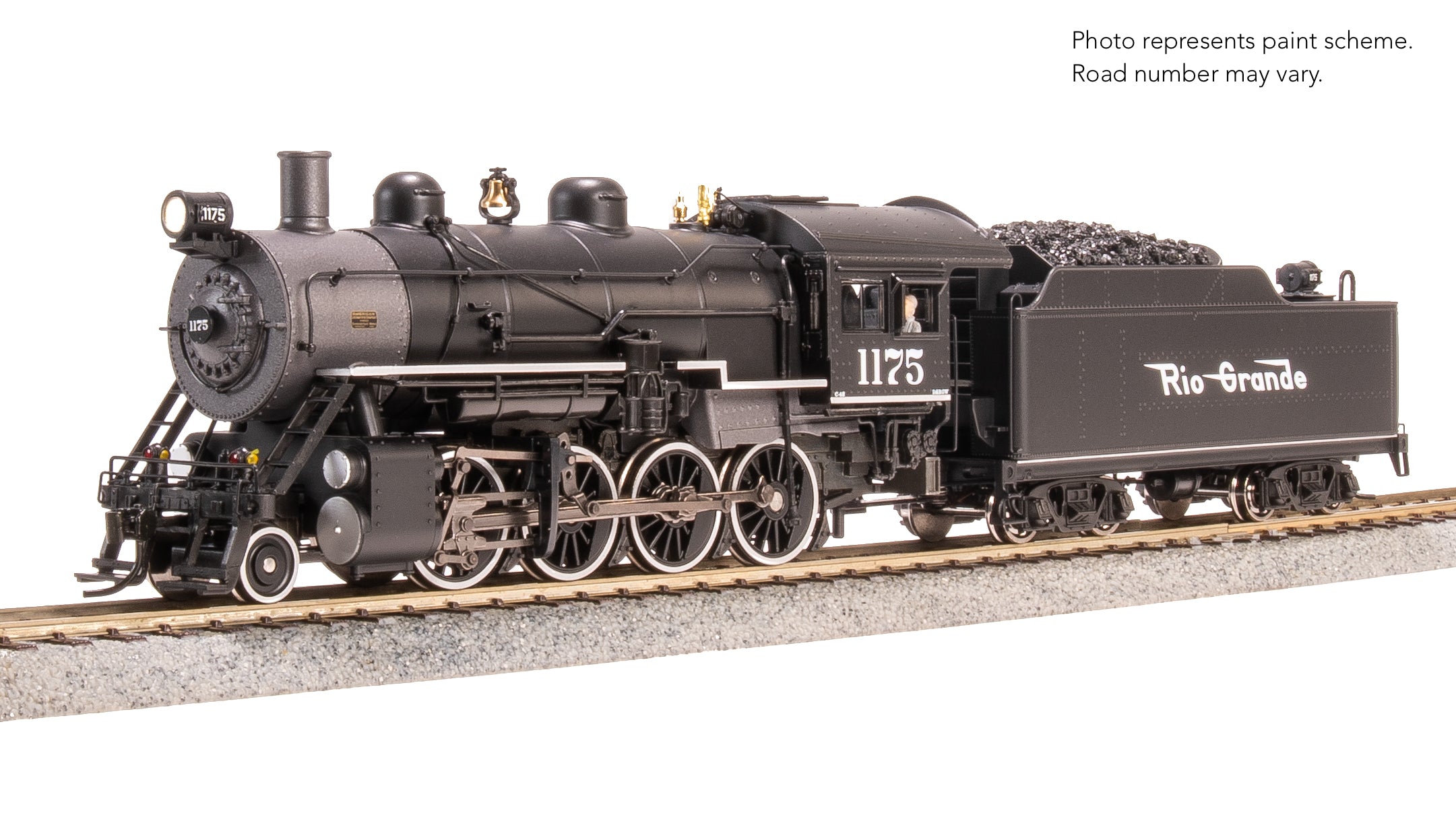 8752 2-8-0 Consolidation, DRGW 1175, No-Sound / DCC-Ready, HO