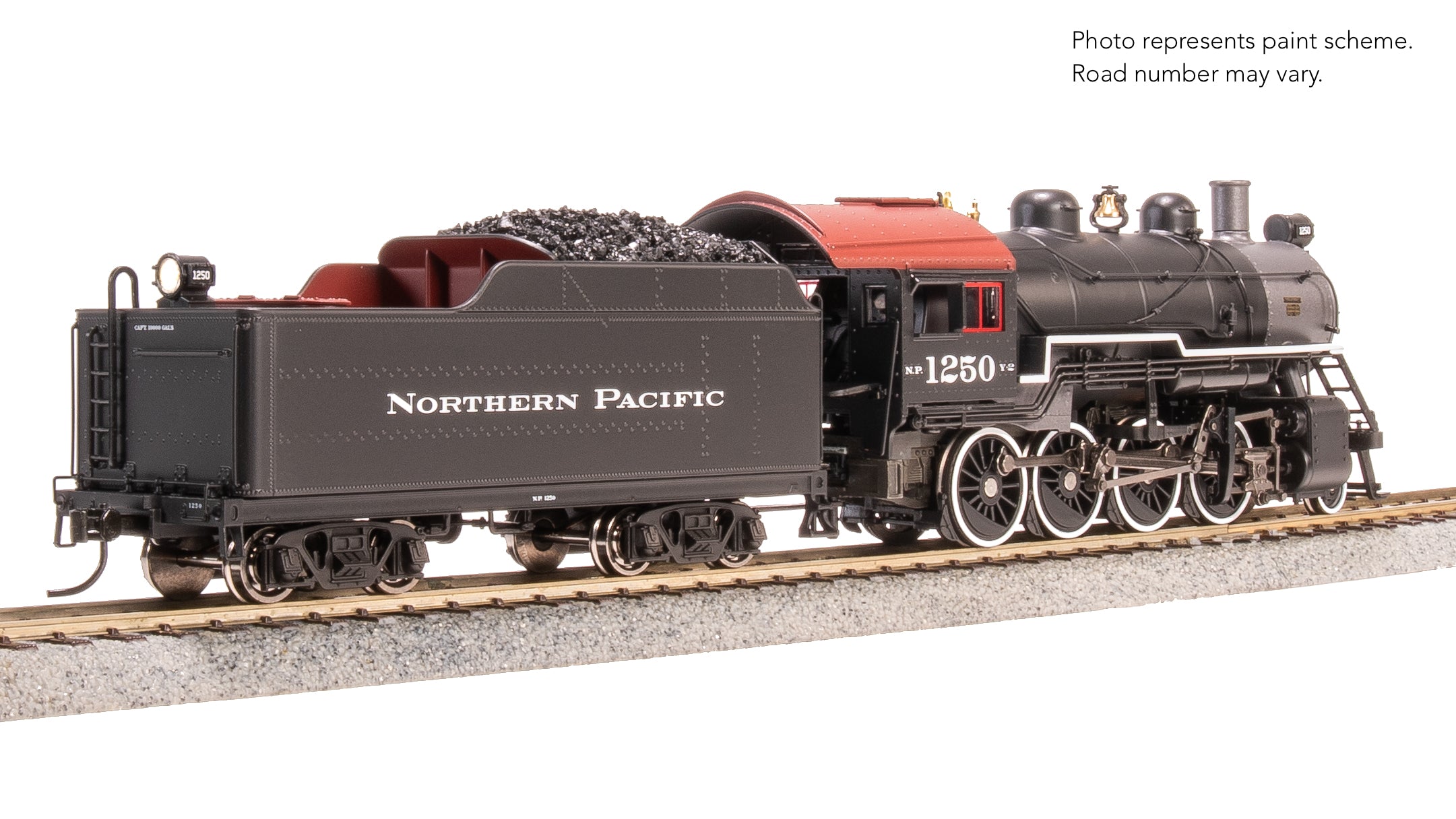 8753 2-8-0 Consolidation, NP 1250, No-Sound / DCC-Ready, HO