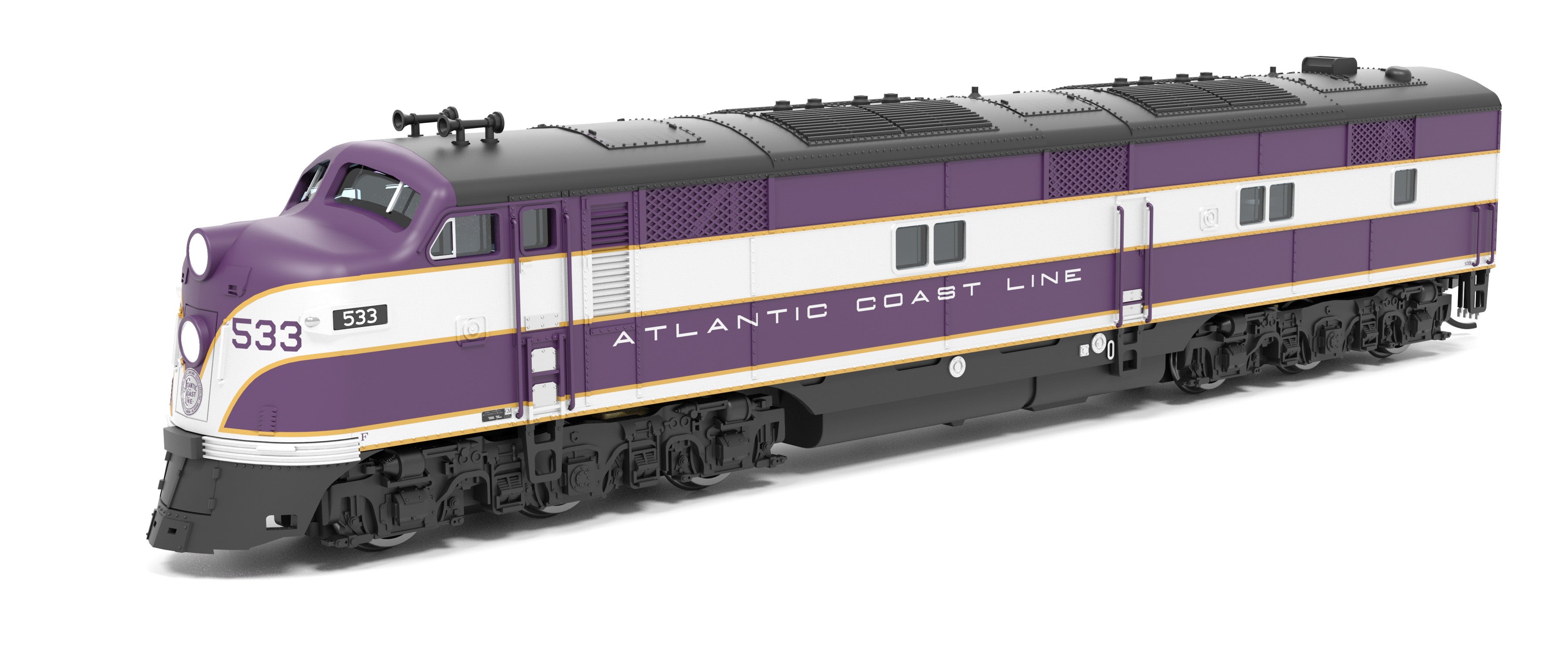 8761 EMD E7A, ACL 536, Purple & Silver, Paragon4 Sound/DC/DCC, N