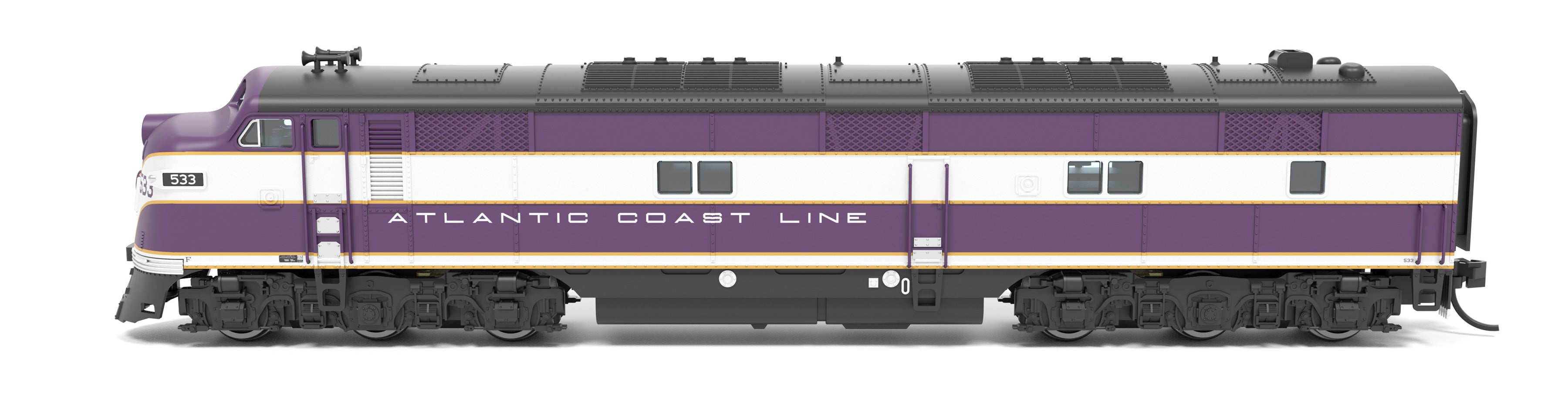 8761 EMD E7A, ACL 536, Purple & Silver, Paragon4 Sound/DC/DCC, N