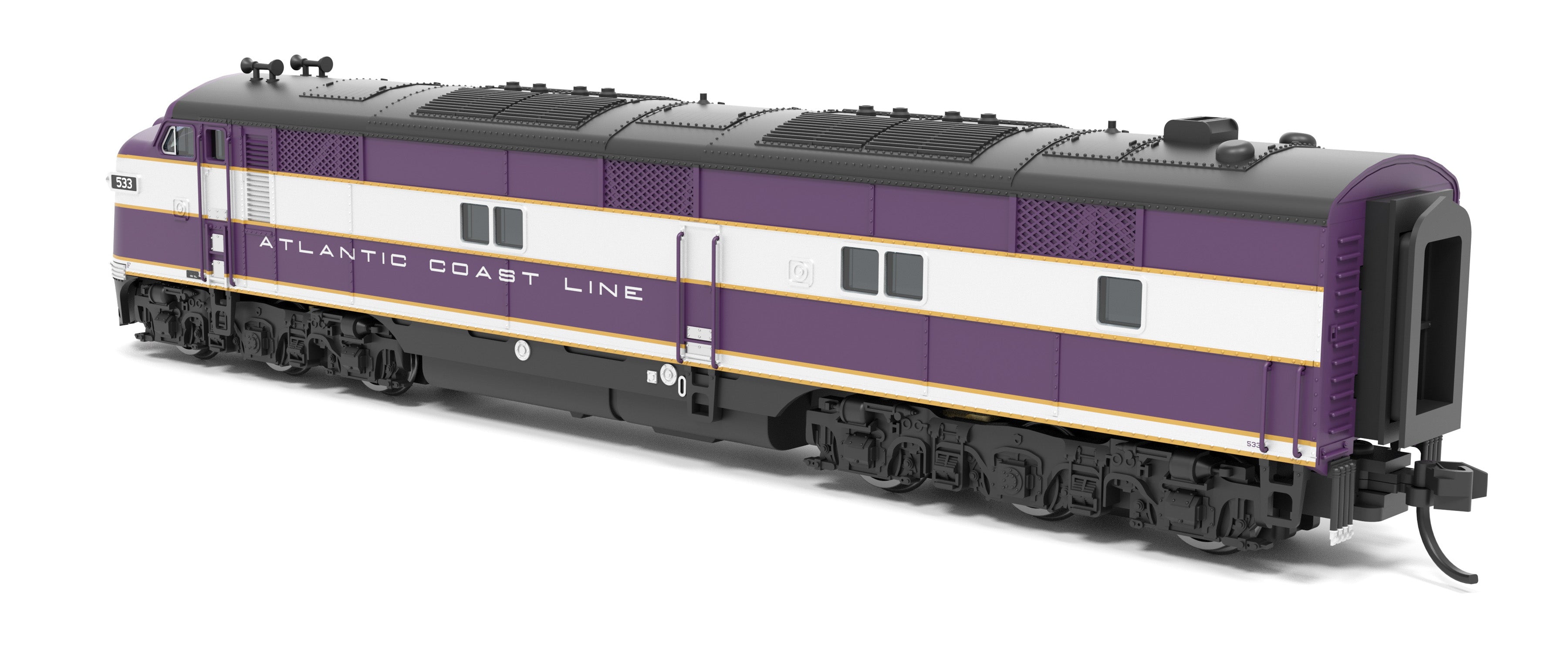 8761 EMD E7A, ACL 536, Purple & Silver, Paragon4 Sound/DC/DCC, N