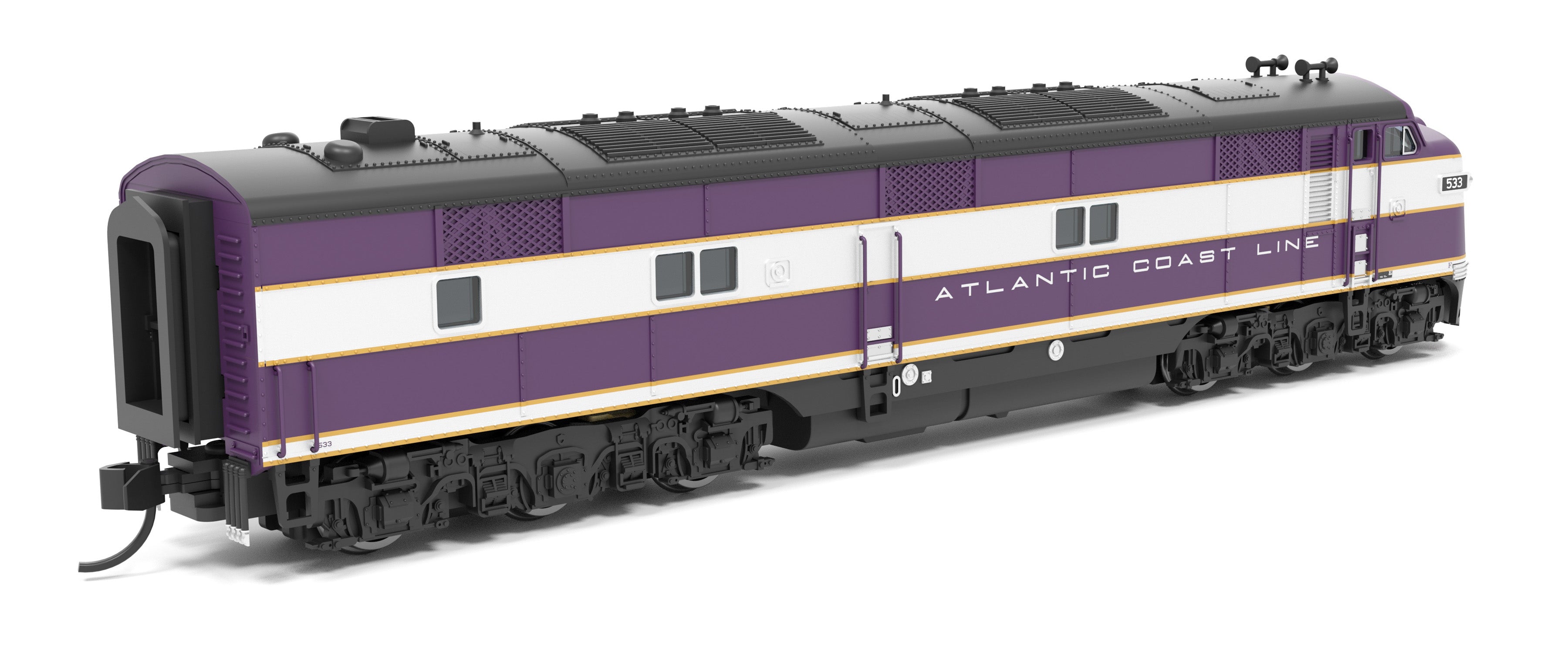 8761 EMD E7A, ACL 536, Purple & Silver, Paragon4 Sound/DC/DCC, N