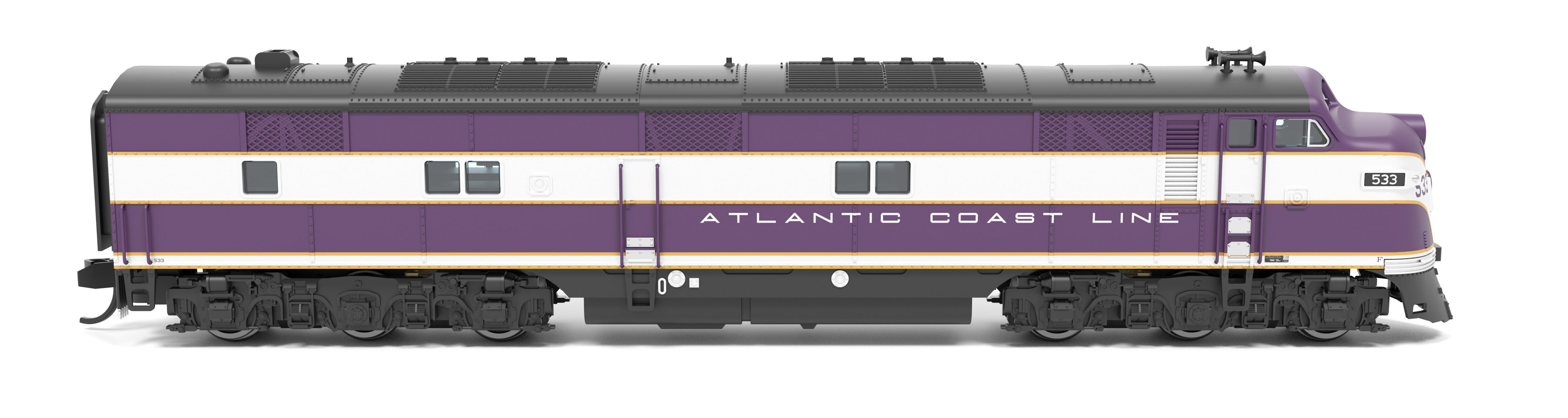 8761 EMD E7A, ACL 536, Purple & Silver, Paragon4 Sound/DC/DCC, N