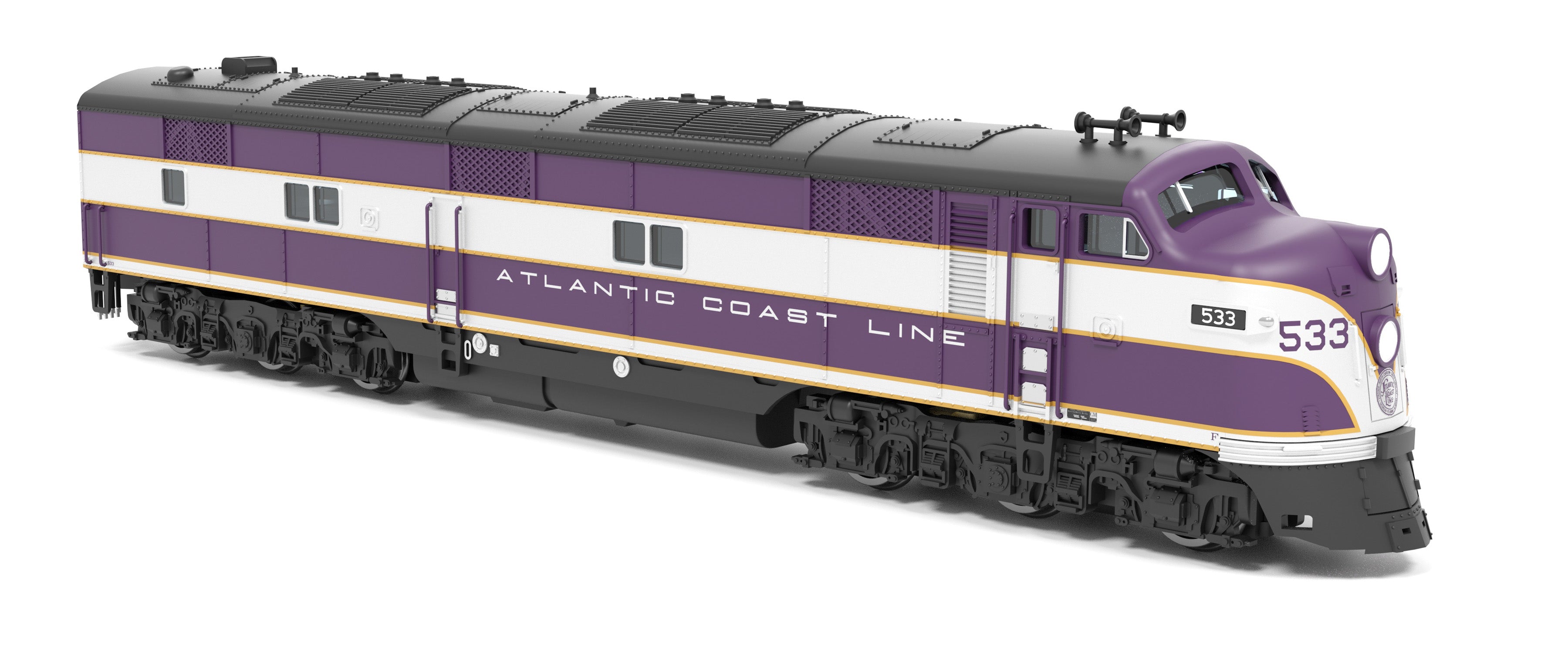 8761 EMD E7A, ACL 536, Purple & Silver, Paragon4 Sound/DC/DCC, N