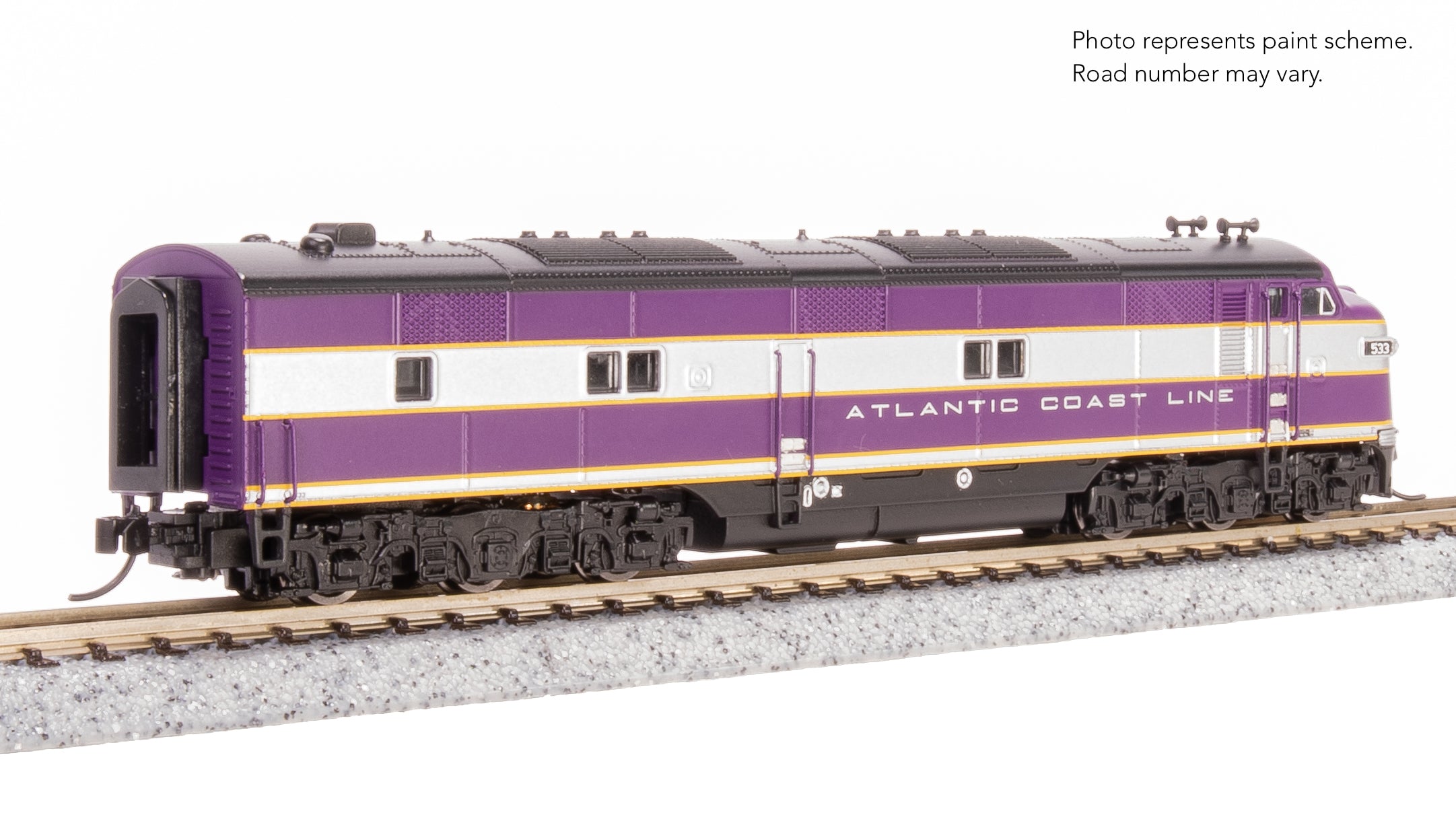 8761 EMD E7A, ACL 536, Purple & Silver, Paragon4 Sound/DC/DCC, N