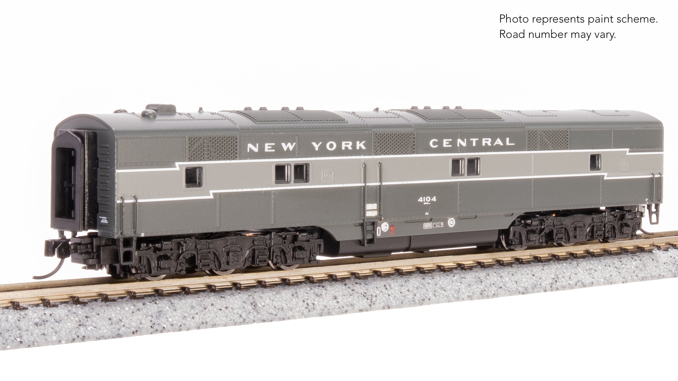 8797 EMD E7B, NYC 4105, Full-Lightning Stripe, No-Sound / DCC-Ready, N