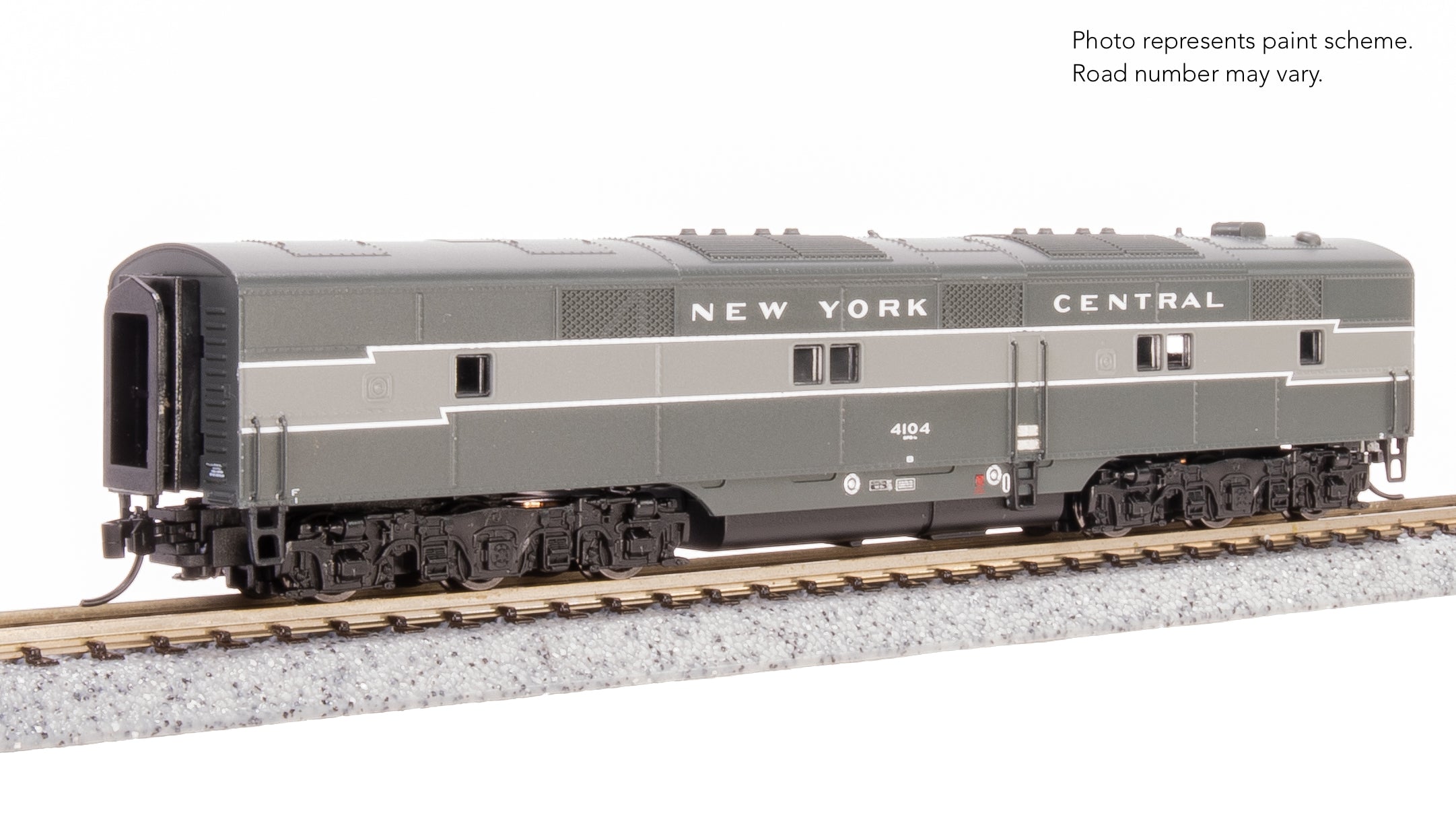 8797 EMD E7B, NYC 4105, Full-Lightning Stripe, No-Sound / DCC-Ready, N