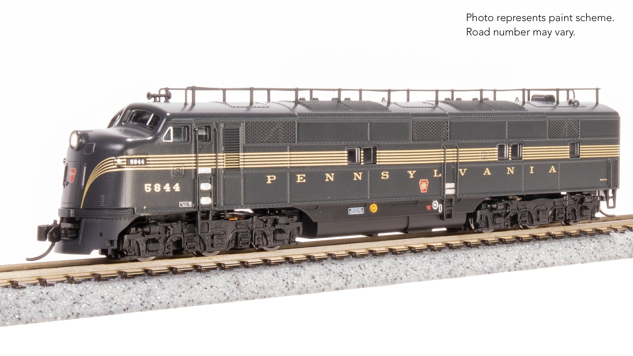 8798 EMD E7A, PRR 5845A, DGLE 5-Stripe, No-Sound / DCC-Ready, N