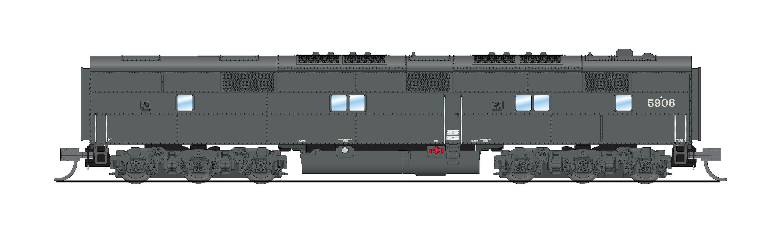 8801 EMD E7B, SP 5917, Bloody Nose, No-Sound / DCC-Ready, N Default Title