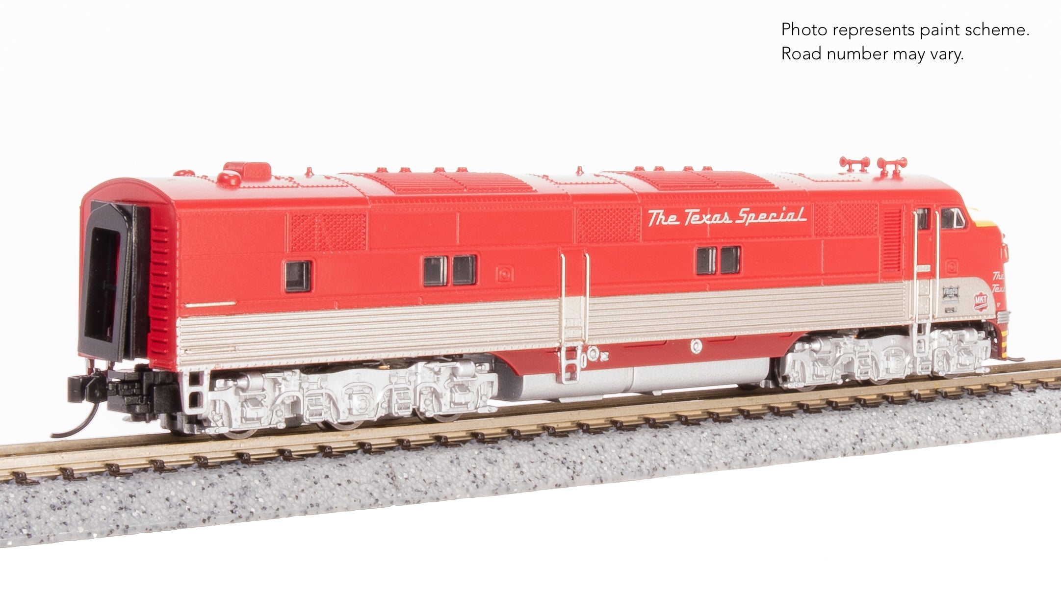 mule train almost like being in lovd7インチ 8807 EMD E7A, MKT #101-A, Texas Special, No-Sound / DCC-Ready, N (Lowe