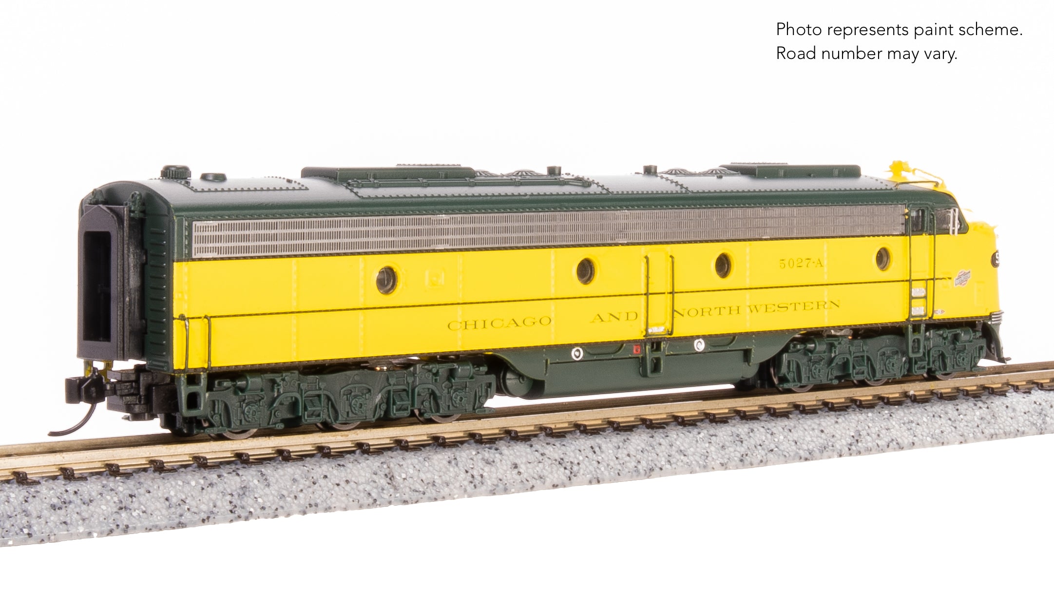 8818 EMD E8A, C&NW 5027A, As-Delivered, Paragon4 Sound/DC/DCC, N