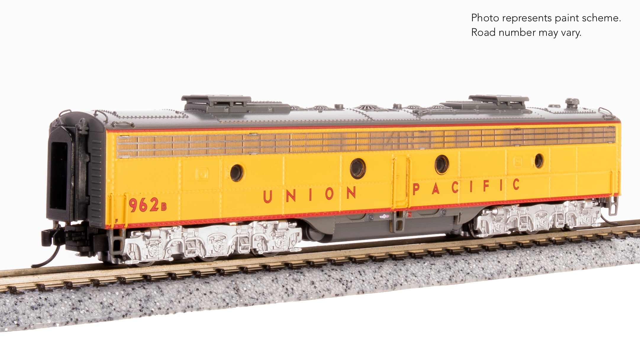 8826 EMD E9 A/B, UP 954 / 962B, Yellow & Gray, A-unit Paragon4 Sound/DC/DCC, Unpowered B-unit, N