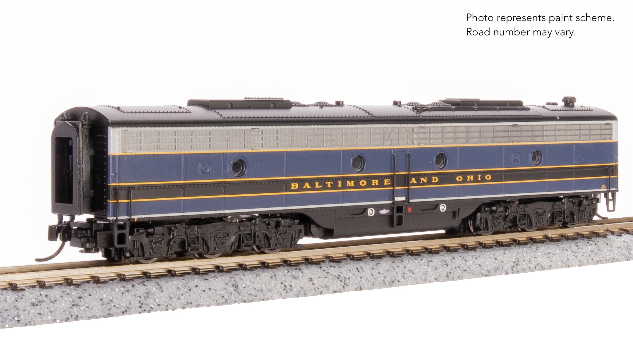 8843 EMD E8B, B&O 53X, As-Delivered, No-Sound / DCC-Ready, N