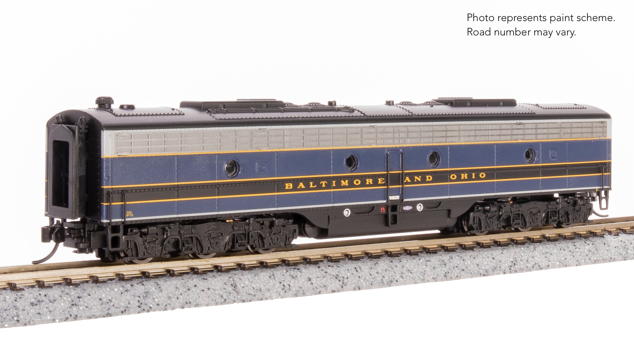 8843 EMD E8B, B&O 53X, As-Delivered, No-Sound / DCC-Ready, N