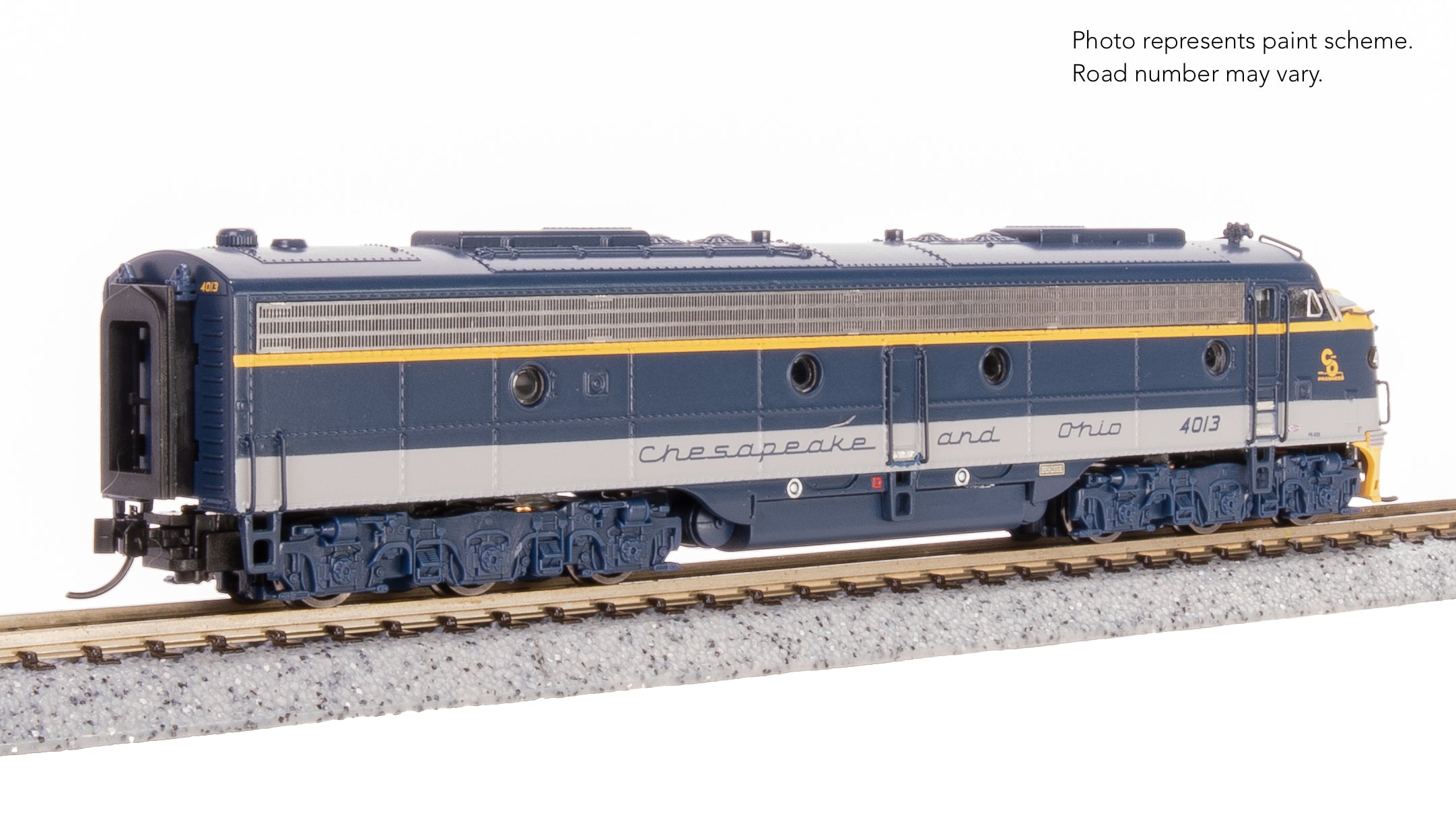 8849 EMD E8A, CO 4015, Tri-color w/ Gray Stripe, No-Sound / DCC-Ready, N