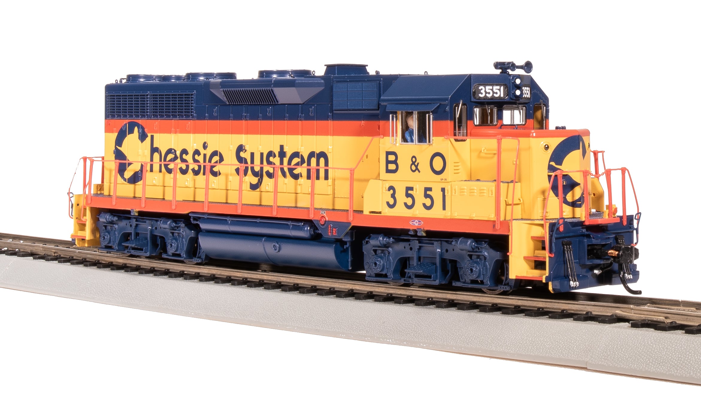 8884 EMD GP35, B&O 3545, Chessie System, Paragon4 Sound/DC/DCC, HO