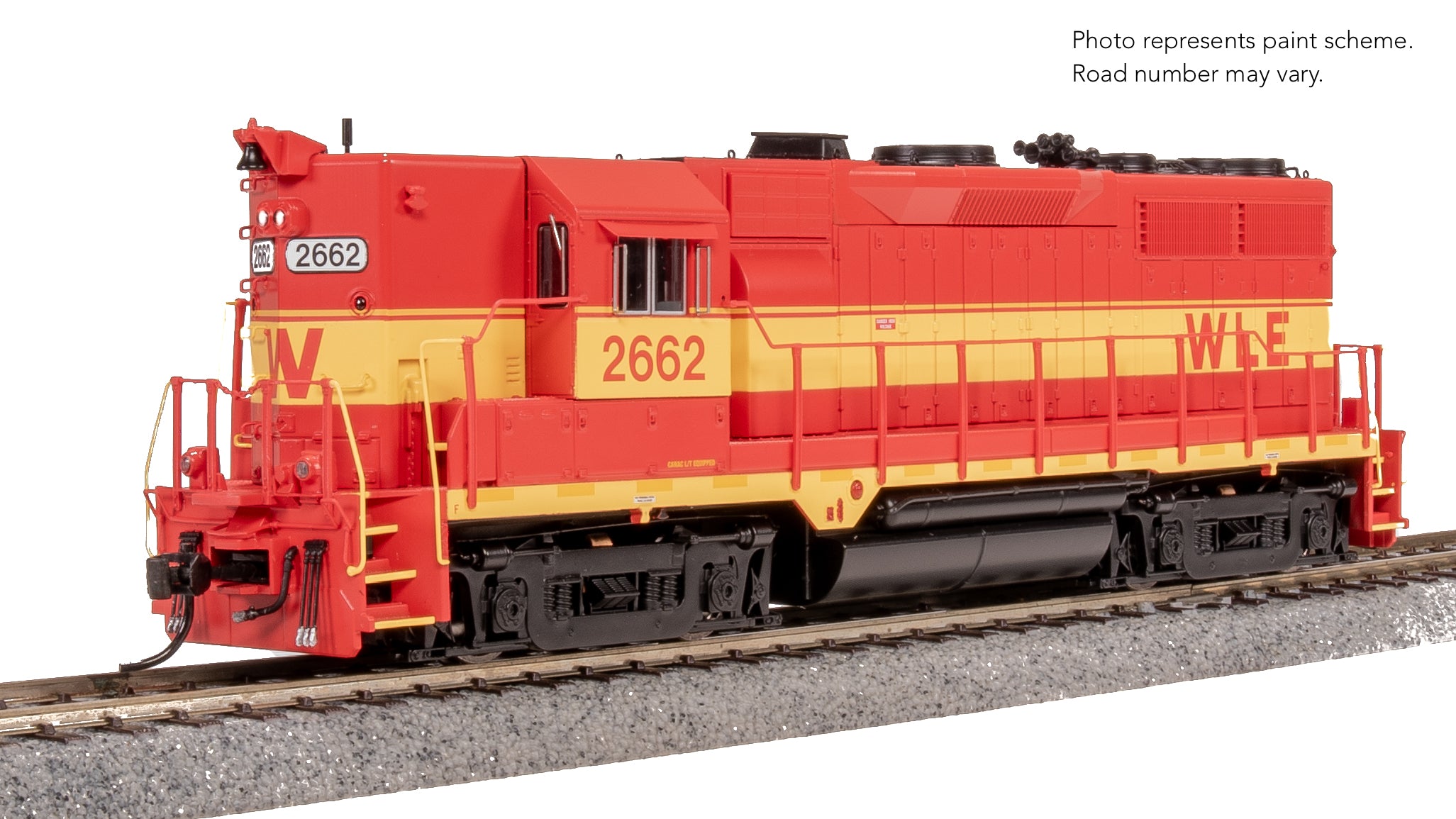 8915 EMD GP35, W&LE #2662, Kodachrome Scheme, High Hood, Paragon4 Sound/DCC/DC, HO (Chase's Train Garage Exclusive)