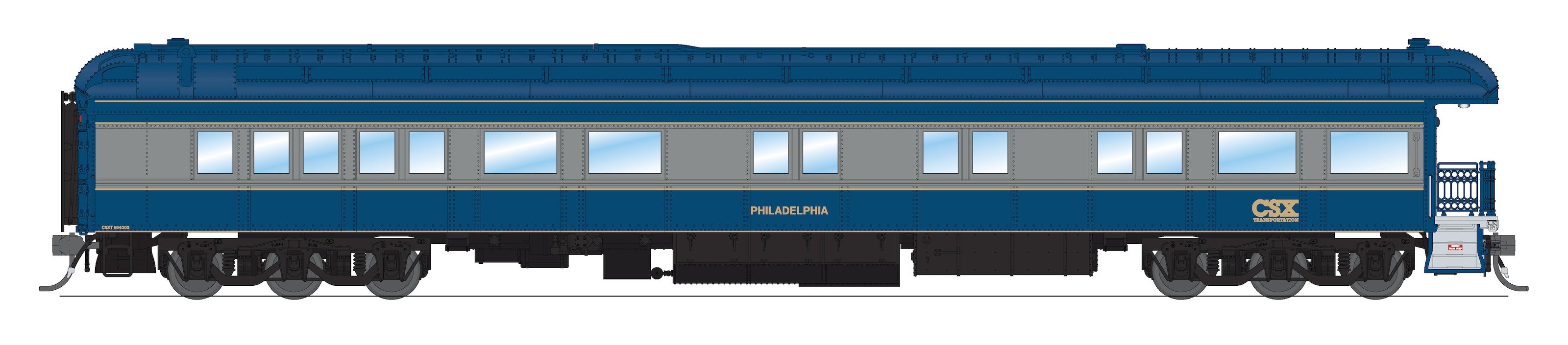 8953 CSX Business Car, "Philadelphia", HO Scale