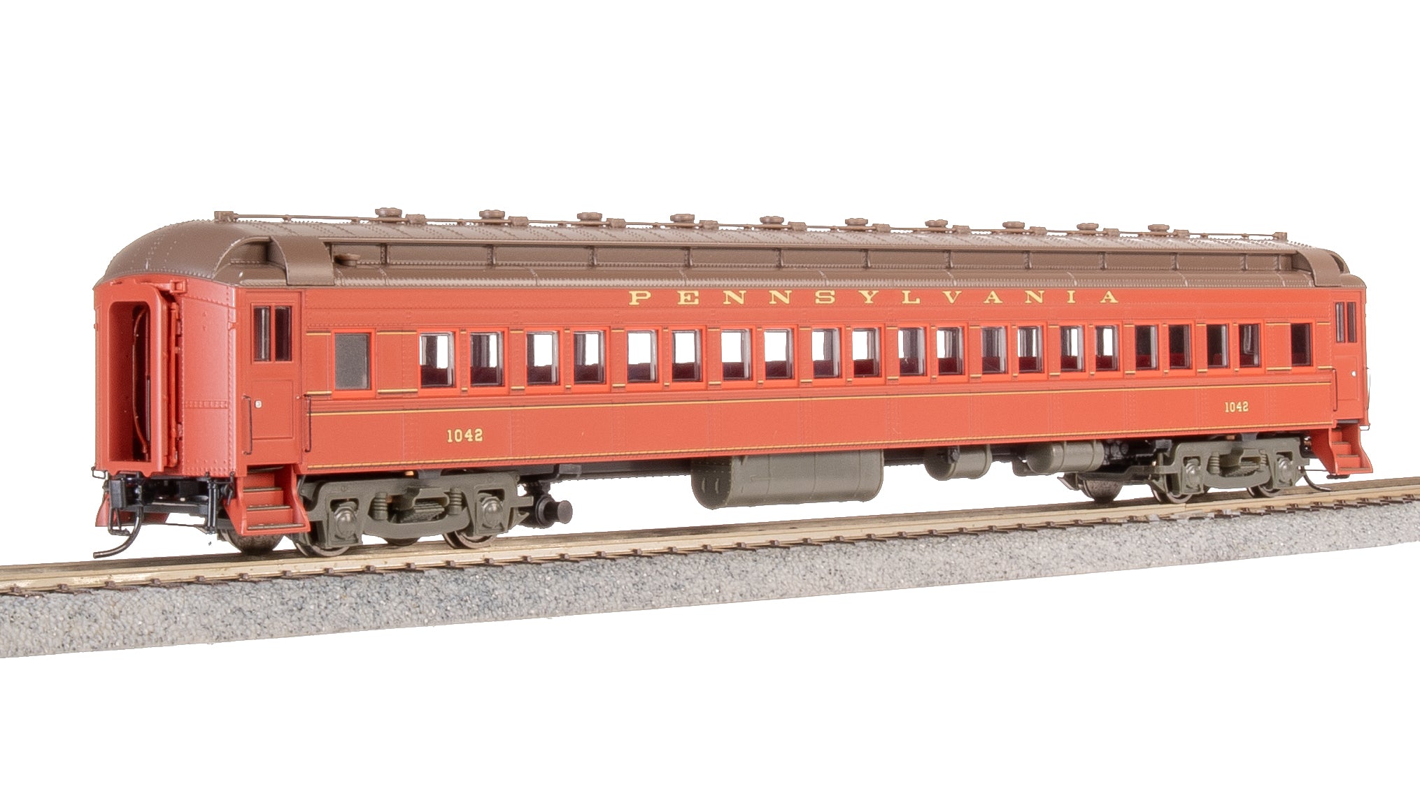 8964 PRR Heavyweight 5-Car Passenger Set, 1930's Era, HO (PB70 #5034, P70 #823, P70 #989, P70 #1042, Z74d #120 "Pennsylvania")