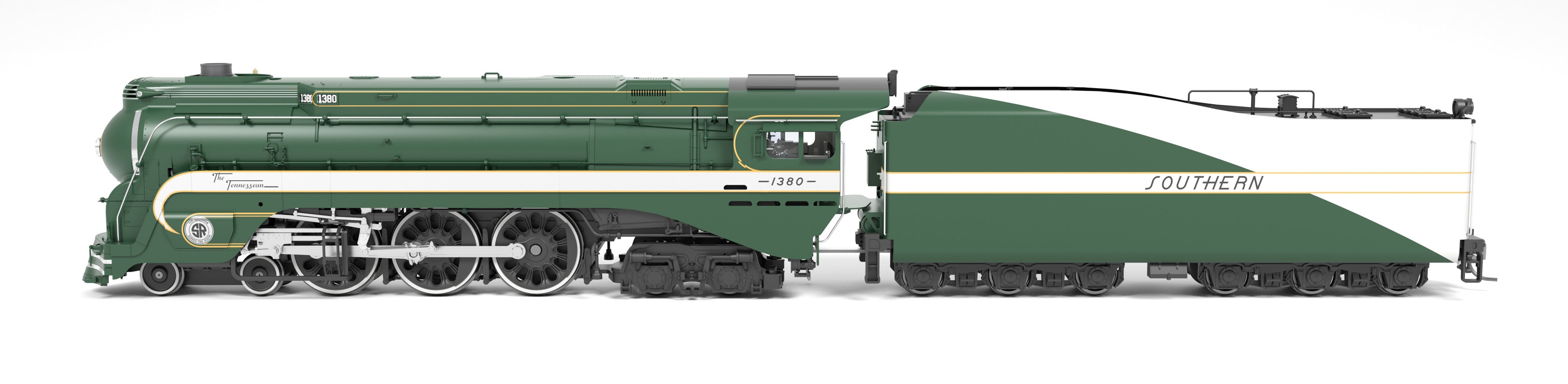 8978 Southern Railway #1380, "The Tennessean", Paragon4 Sound/DC/DCC, Smoke, HO (Trainworld Exclusive)