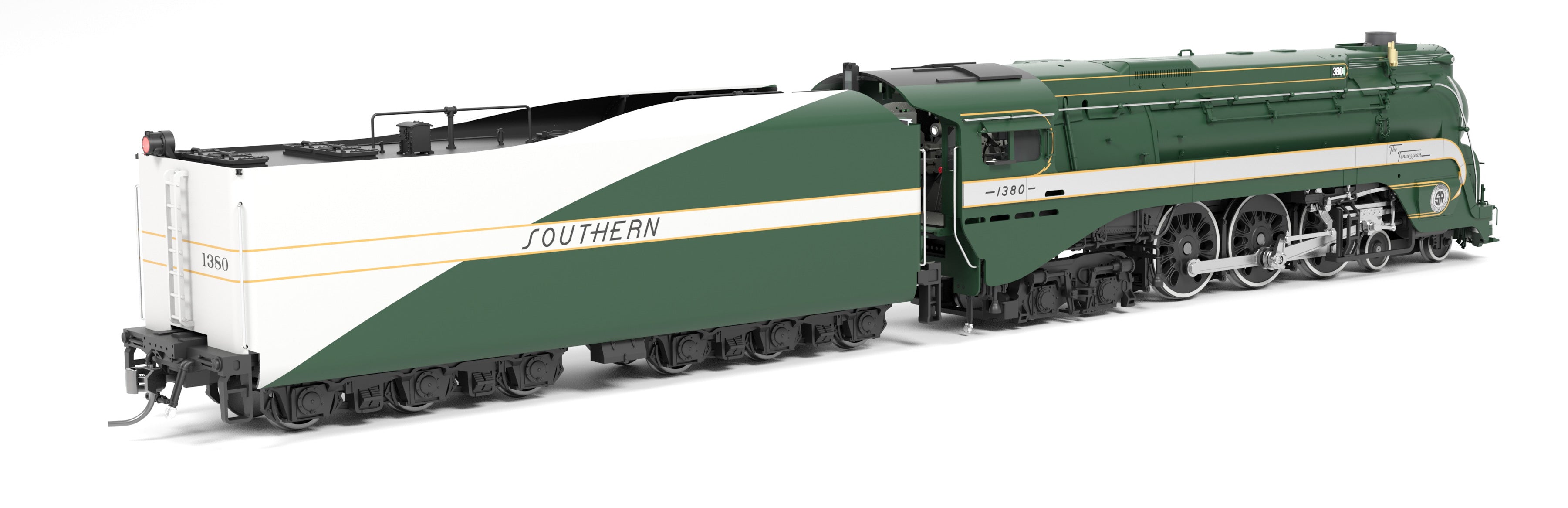 8978 Southern Railway #1380, "The Tennessean", Paragon4 Sound/DC/DCC, Smoke, HO (Trainworld Exclusive)